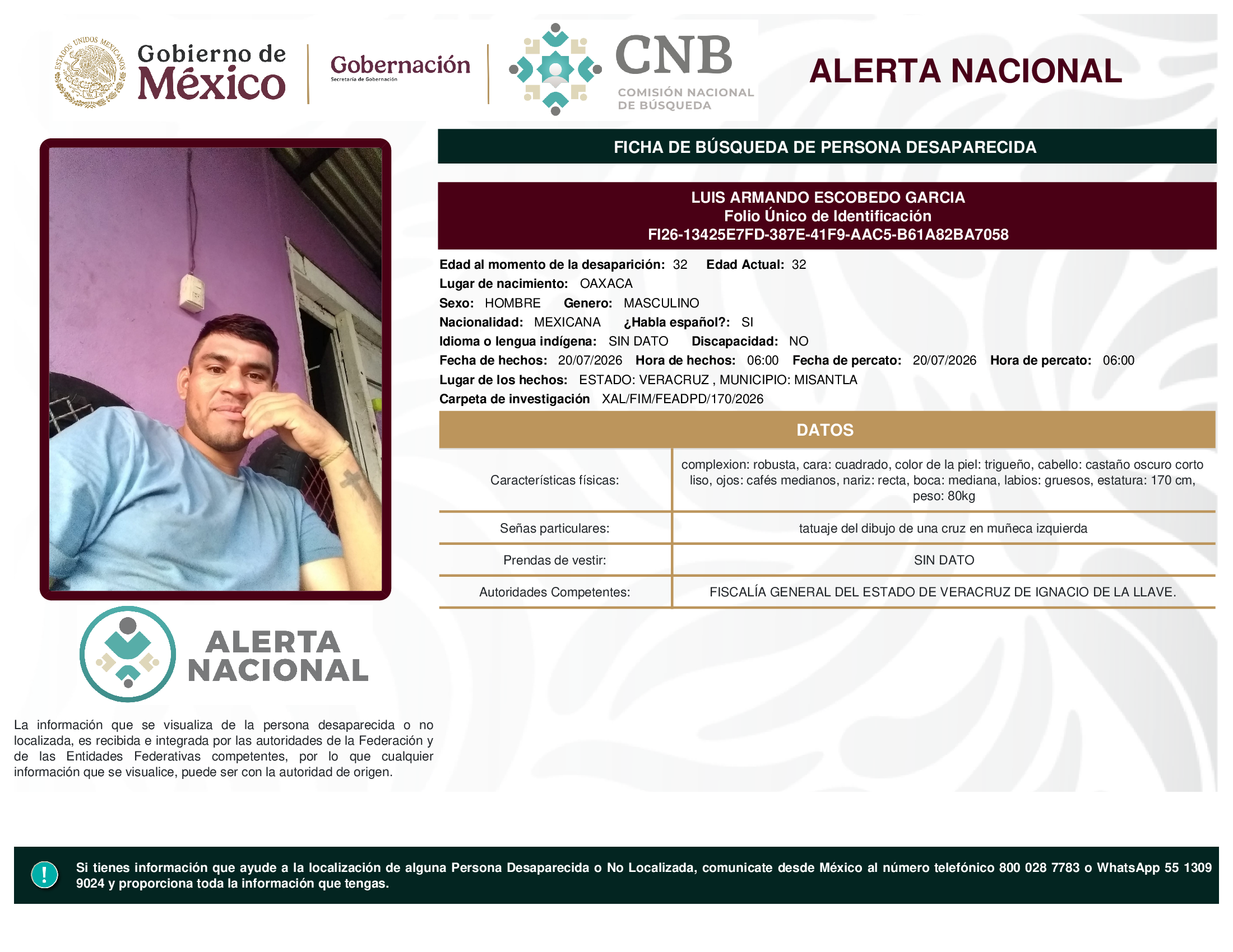 LUIS ARMANDO ESCOBEDO GARCIA