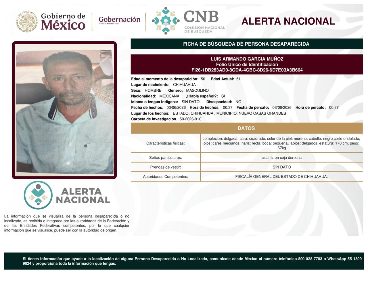 LUIS ARMANDO GARCIA MUÑOZ