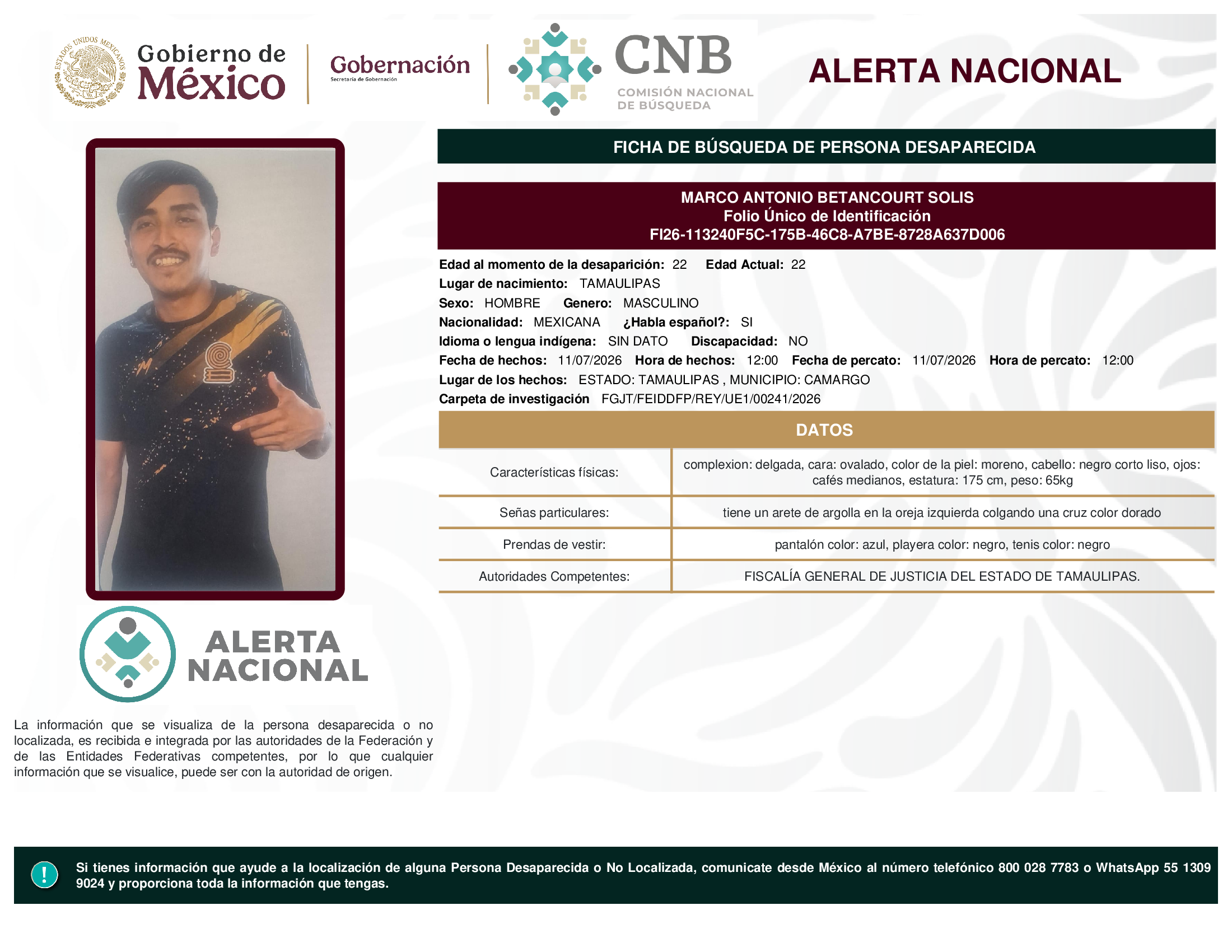 MARCO ANTONIO BETANCOURT SOLIS