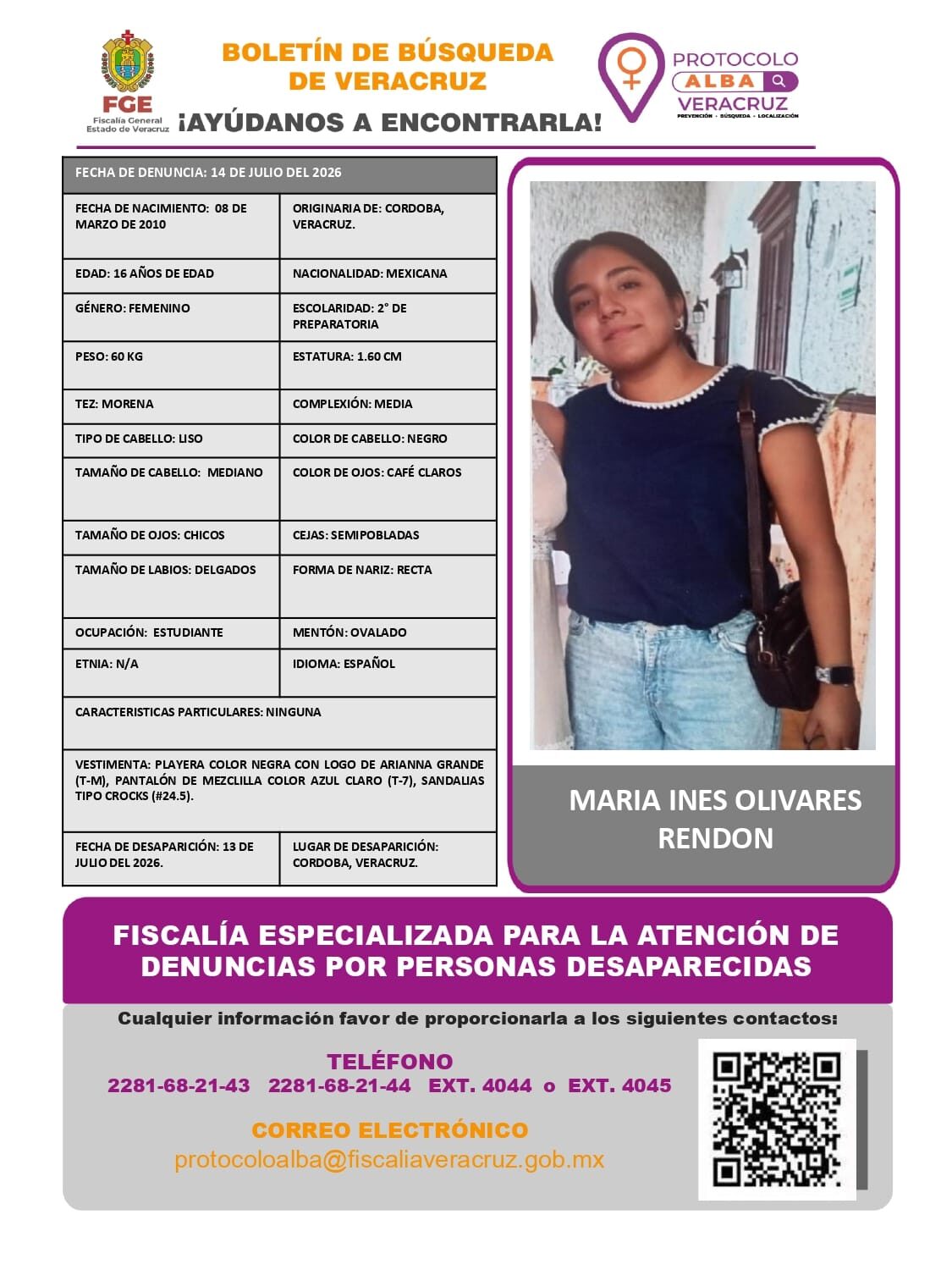MARIA INES OLIVARES RENDON