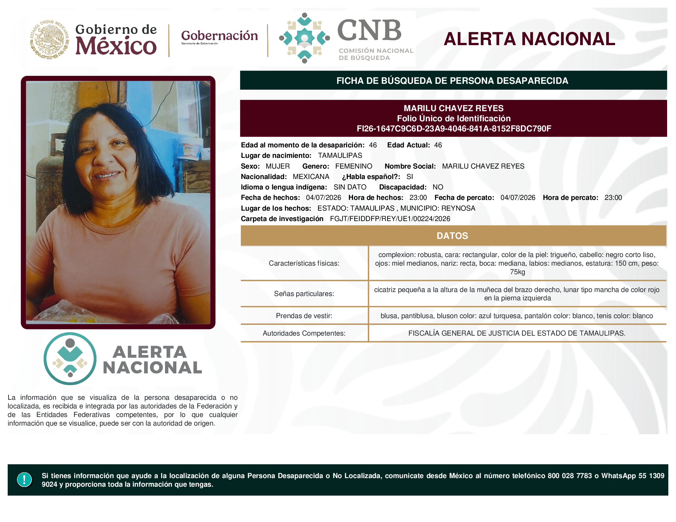 MARILU CHAVEZ REYES