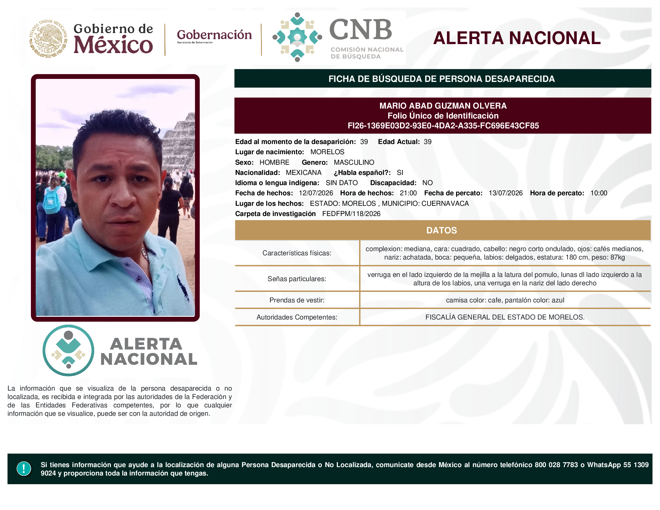 MARIO ABAD GUZMAN OLVERA