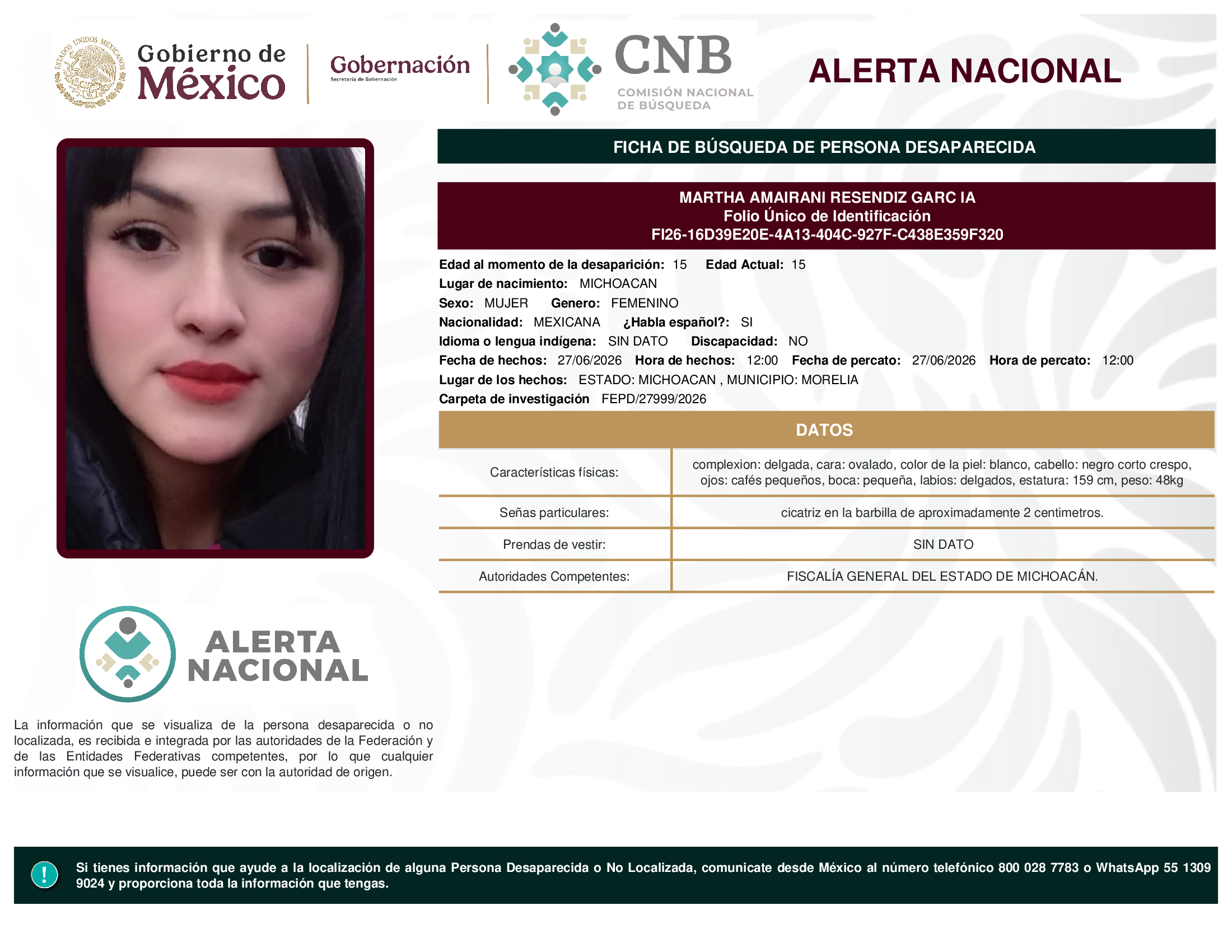 MARTHA AMAIRANI RESENDIZ GARCIA