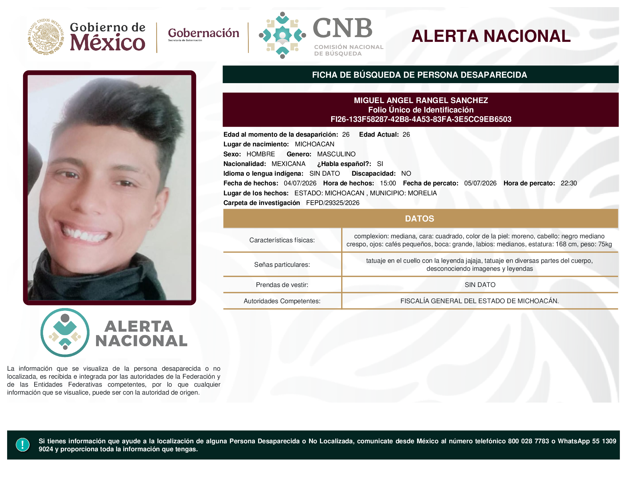 MIGUEL ANGEL RANGEL SANCHEZ