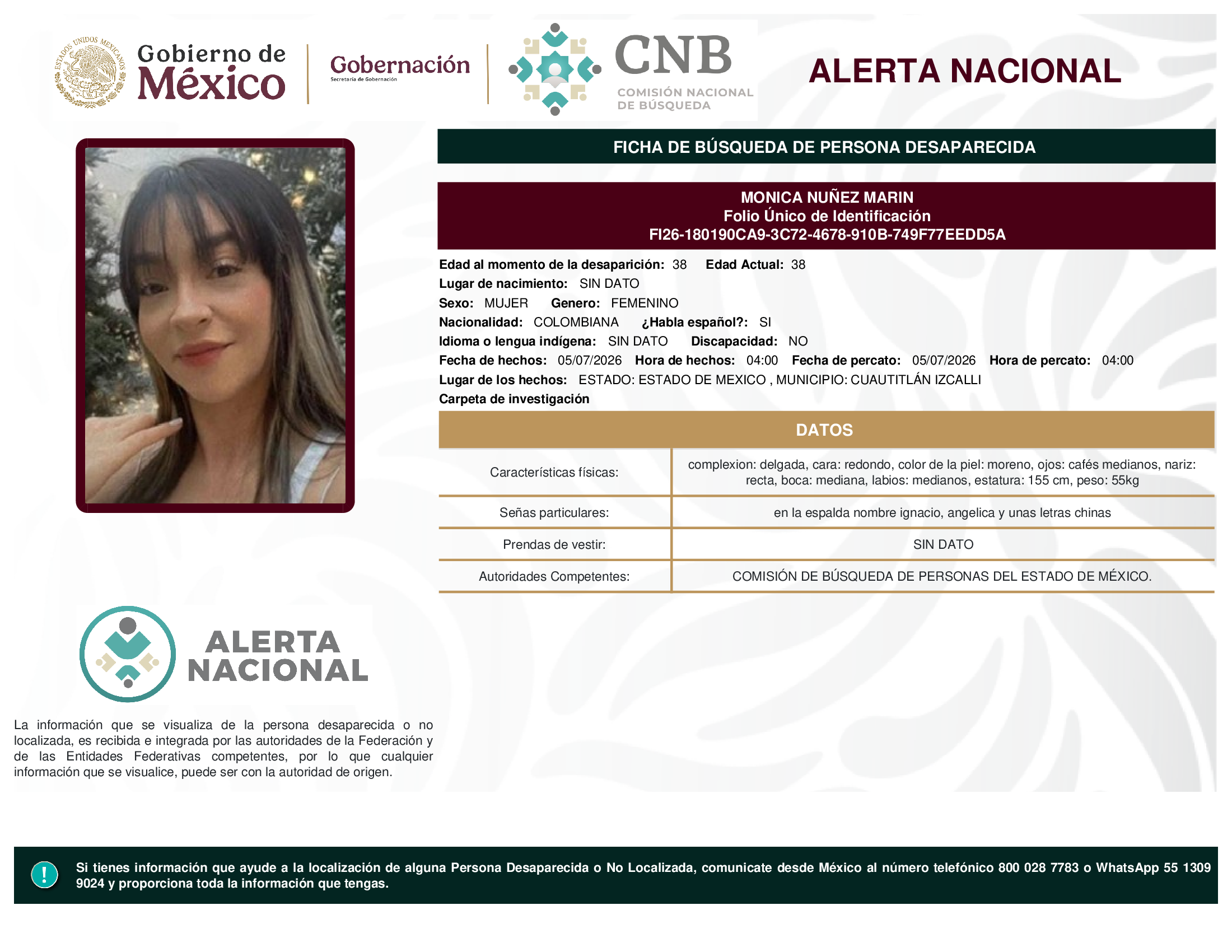 MONICA NUÑEZ MARIN