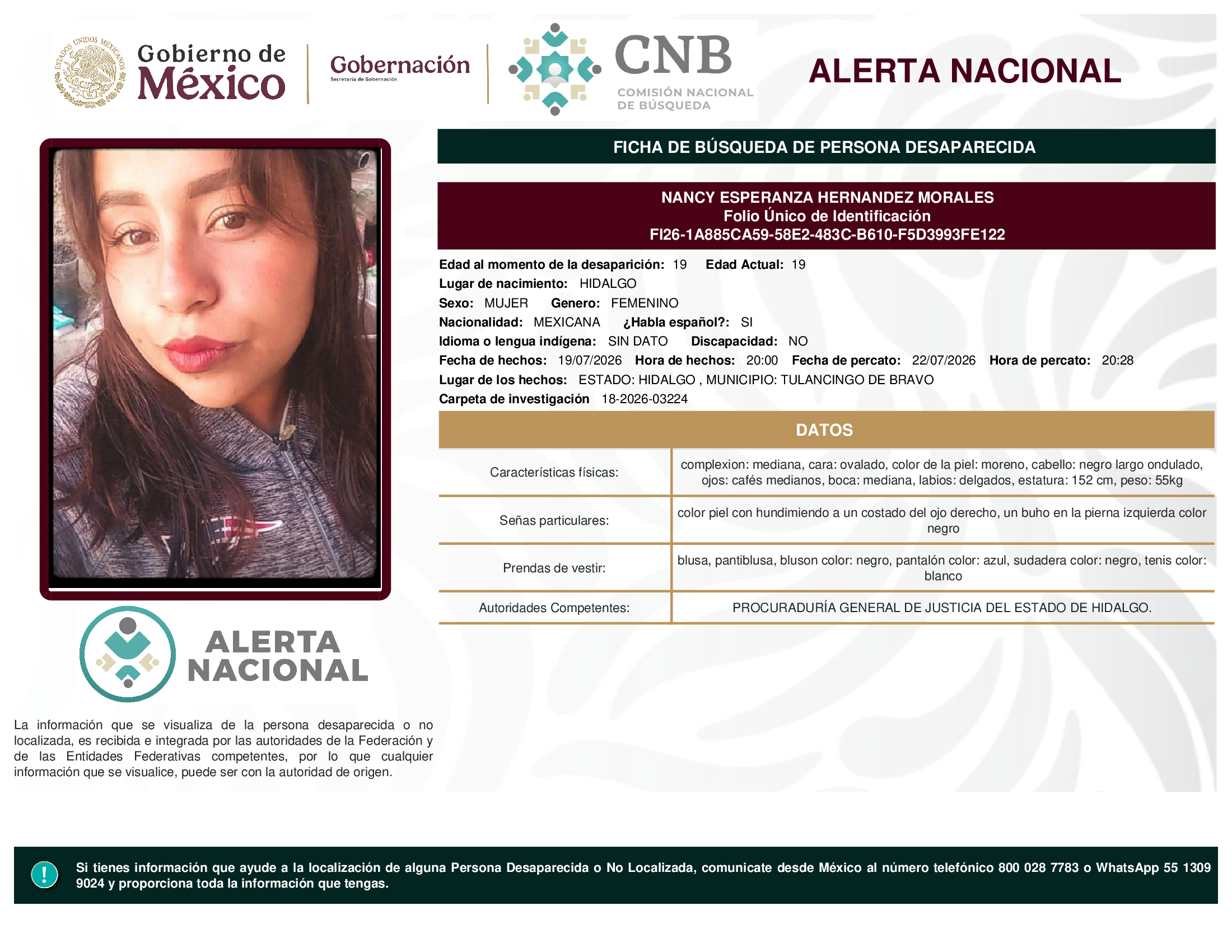 NANCY ESPERANZA HERNANDEZ MORALES