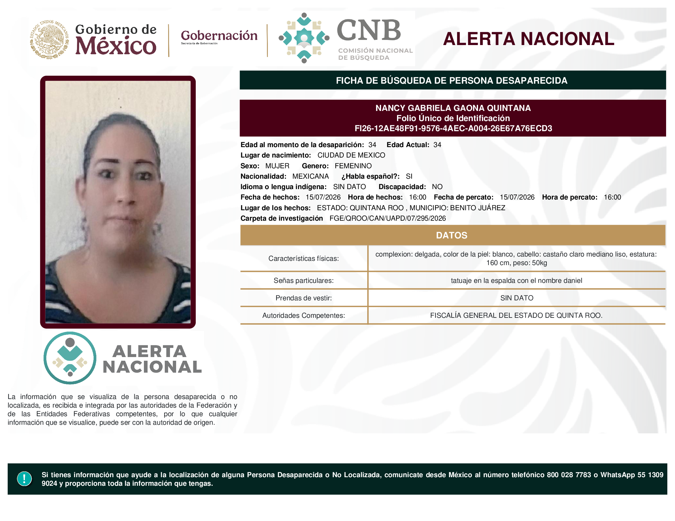 NANCY GABRIELA GAONA QUINTANA