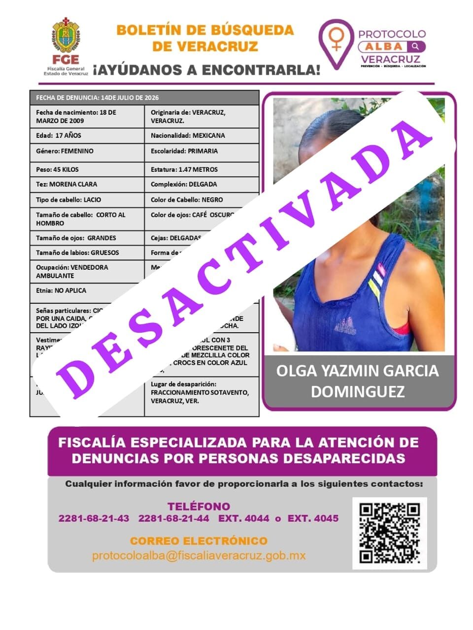 OLGA YAZMIN GARCIA DOMINGUEZ