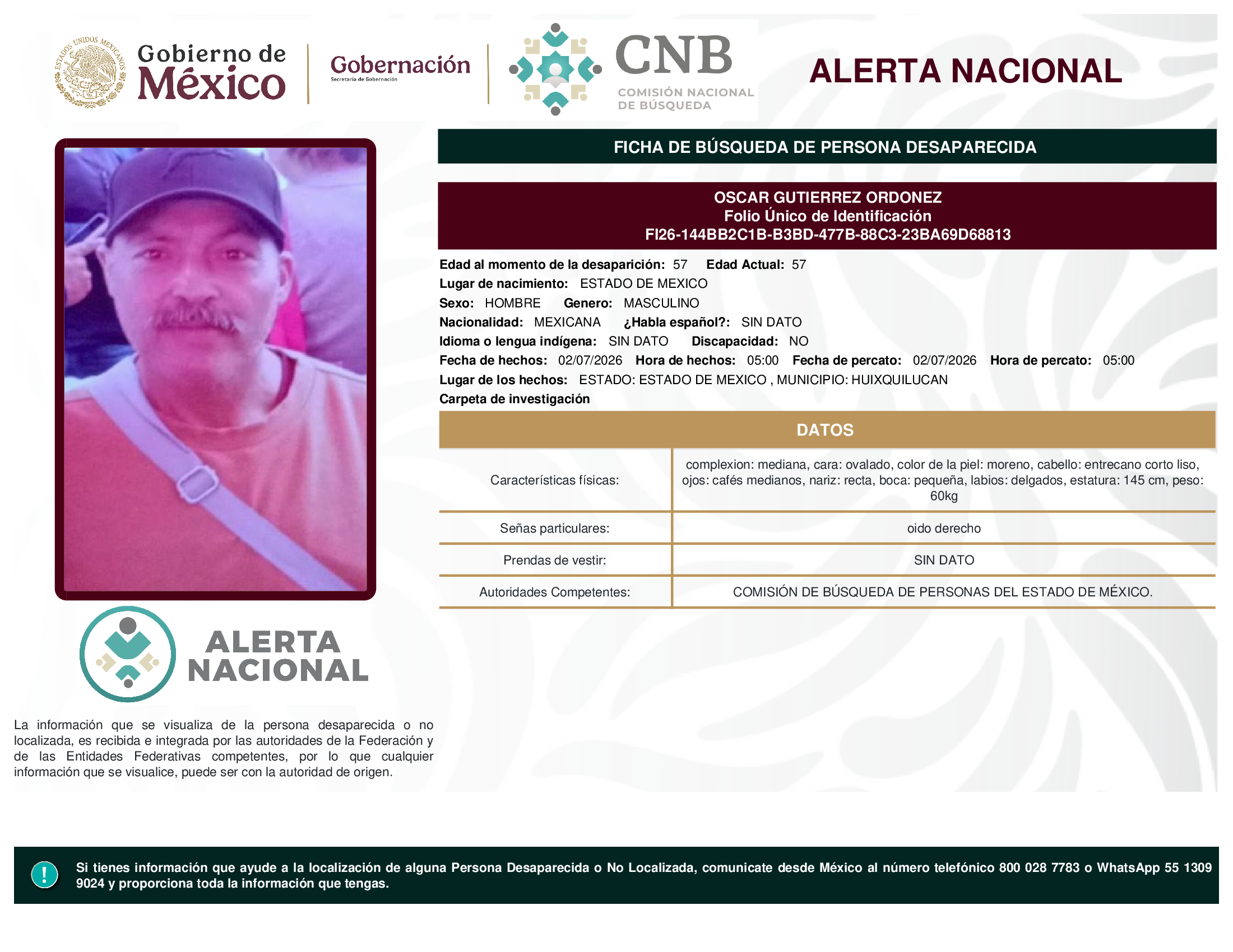 OSCAR GUTIERREZ ORDONEZ