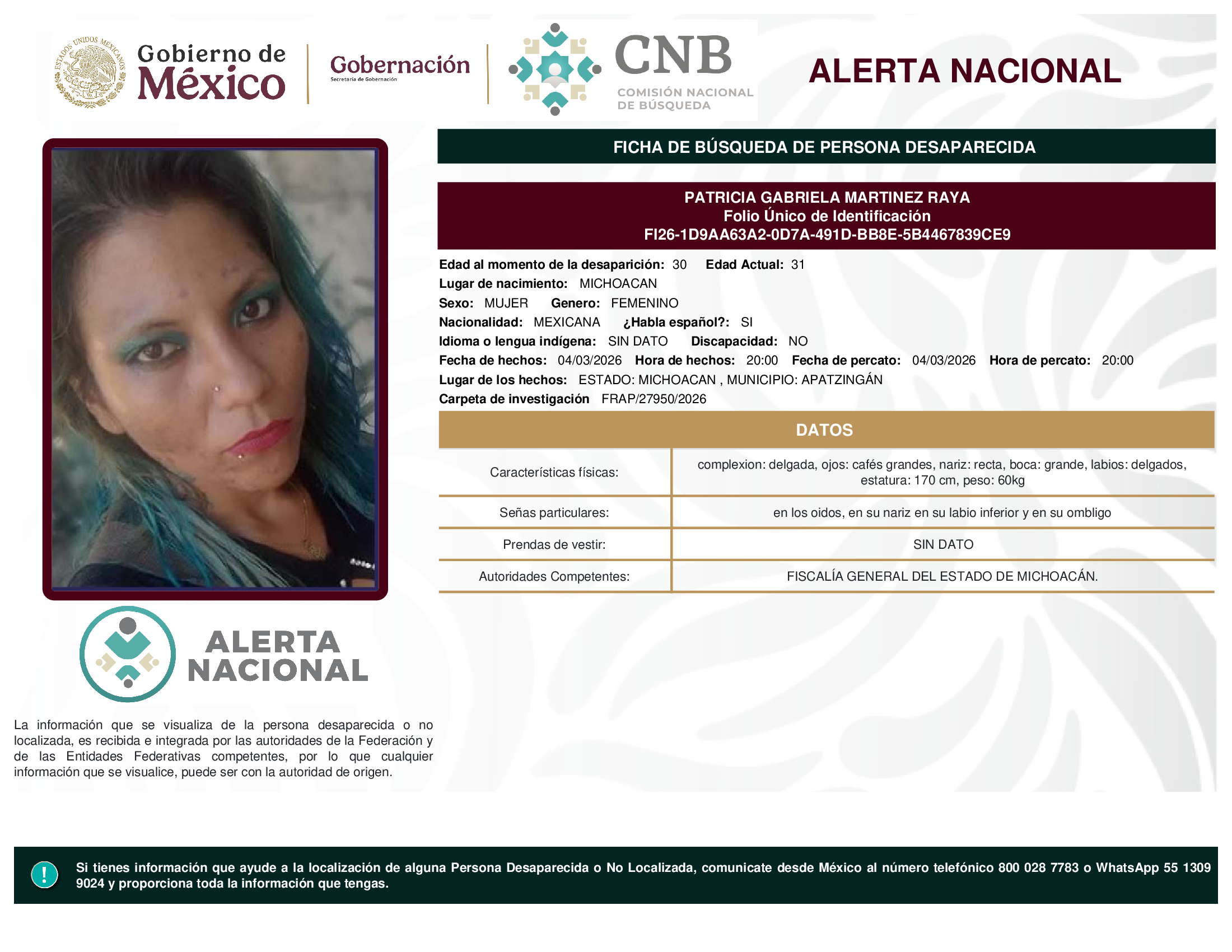 PATRICIA GABRIELA MARTINEZ RAYA