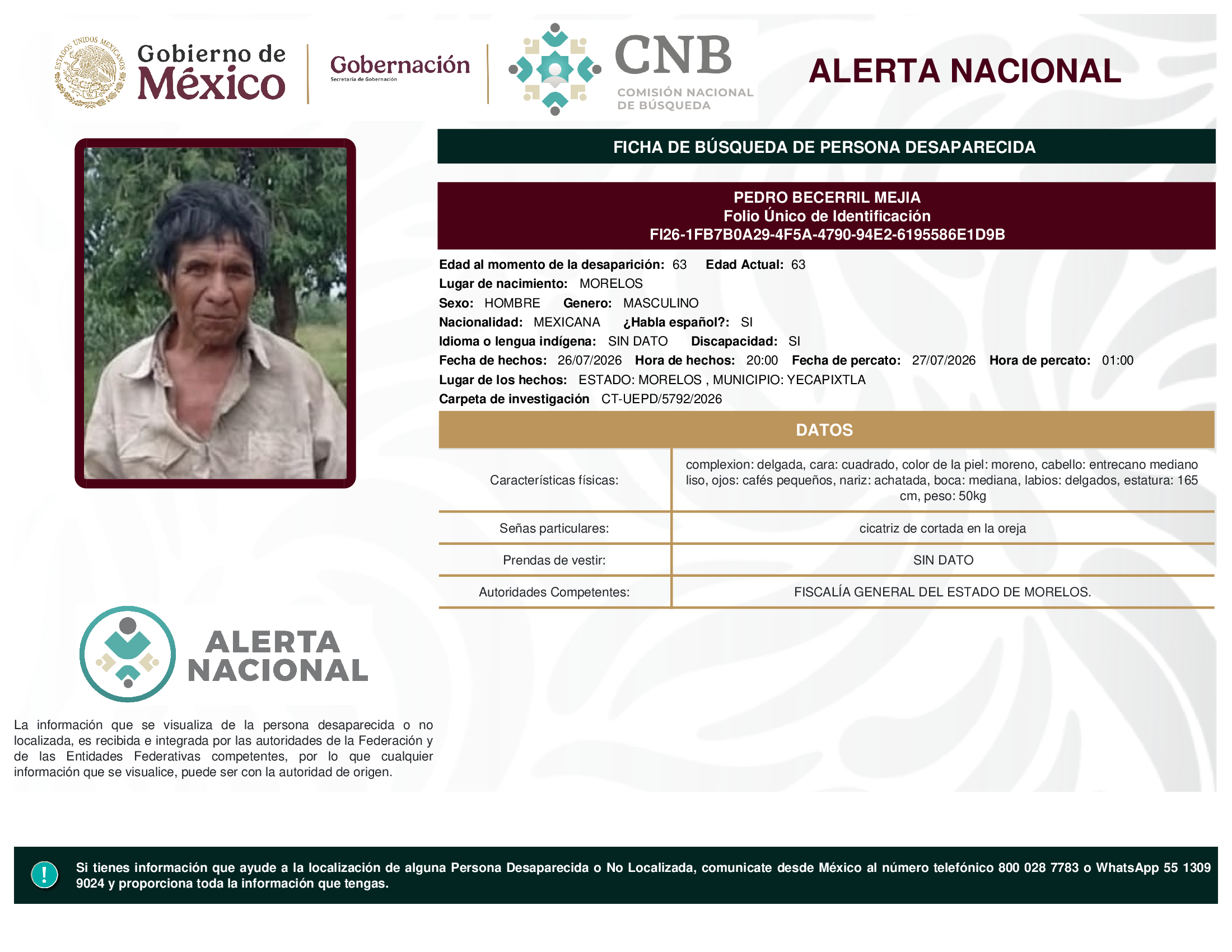 PEDRO BECERRIL MEJIA