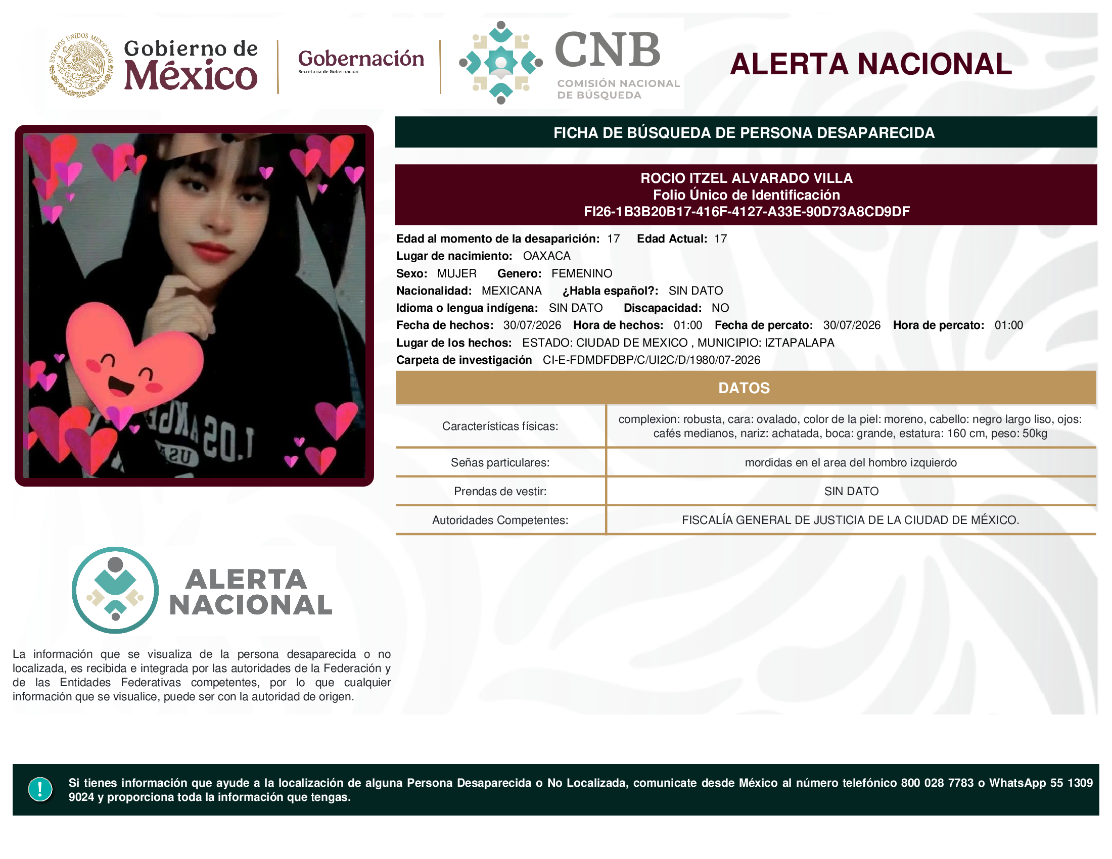 ROCIO ITZEL ALVARADO VILLA