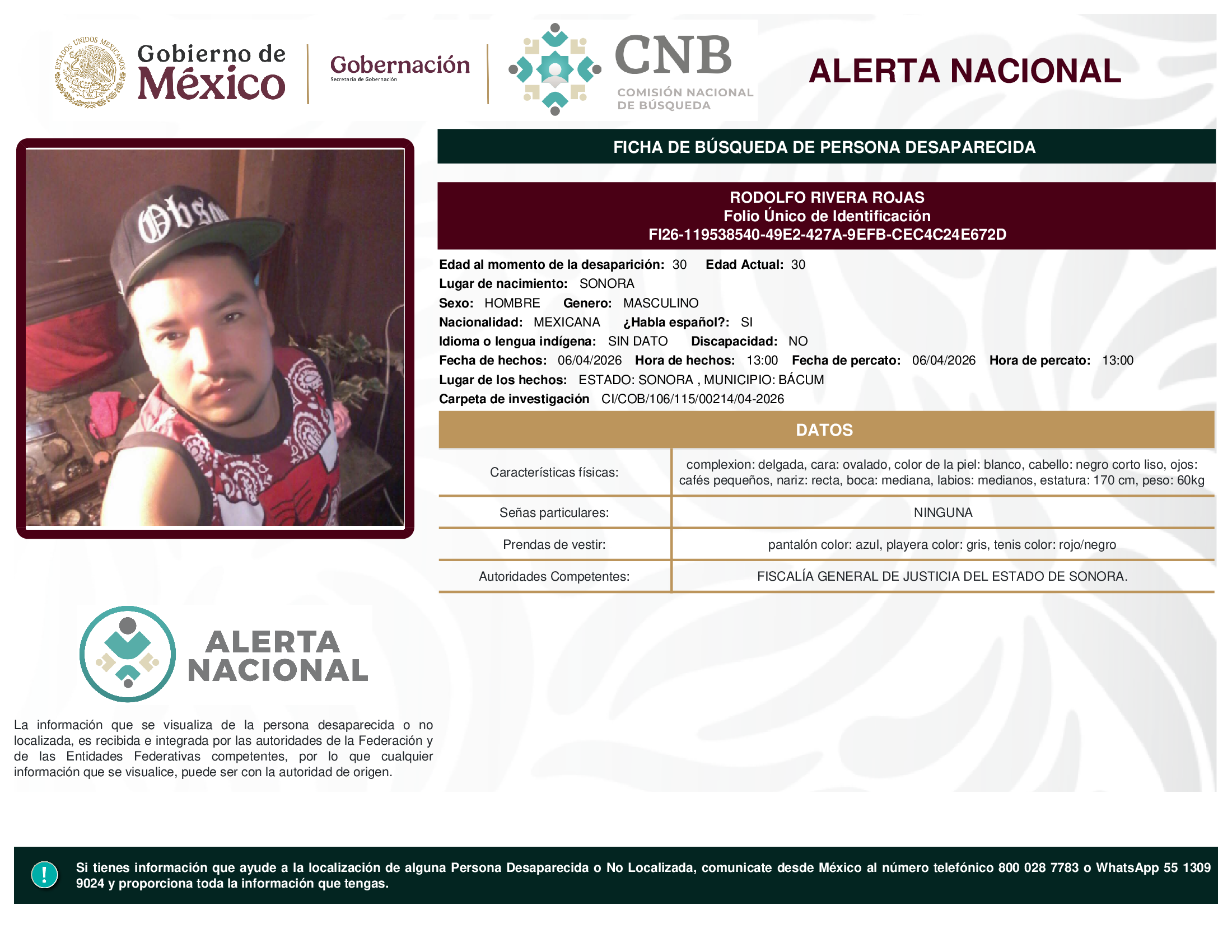 RODOLFO RIVERA ROJAS