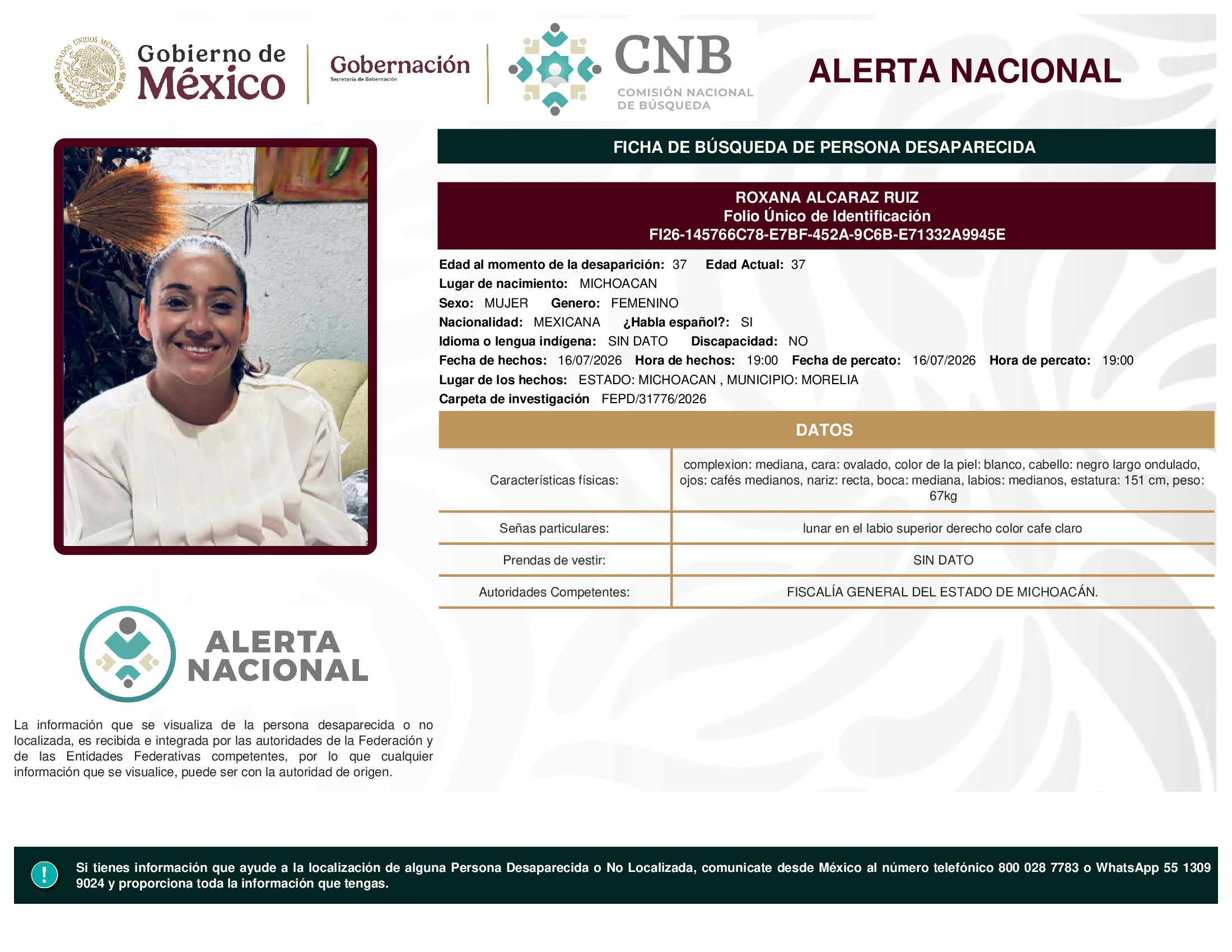 ROXANA ALCARAZ RUIZ