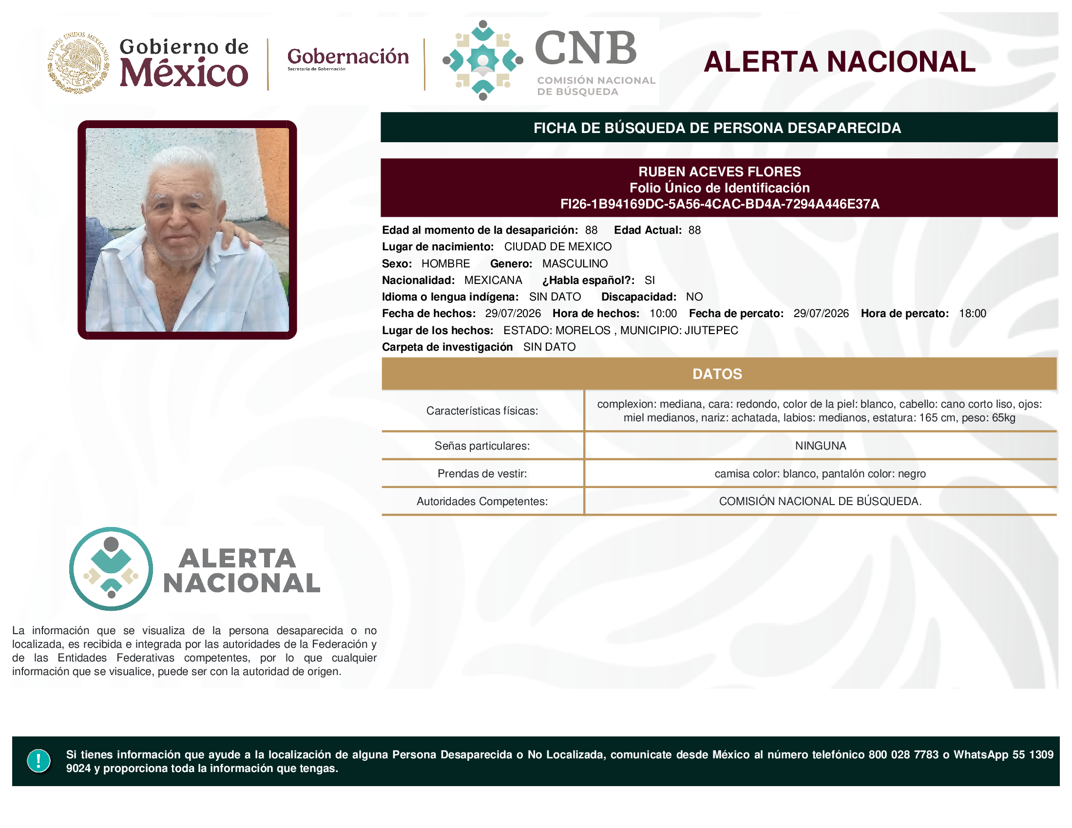 RUBEN ACEVES FLORES