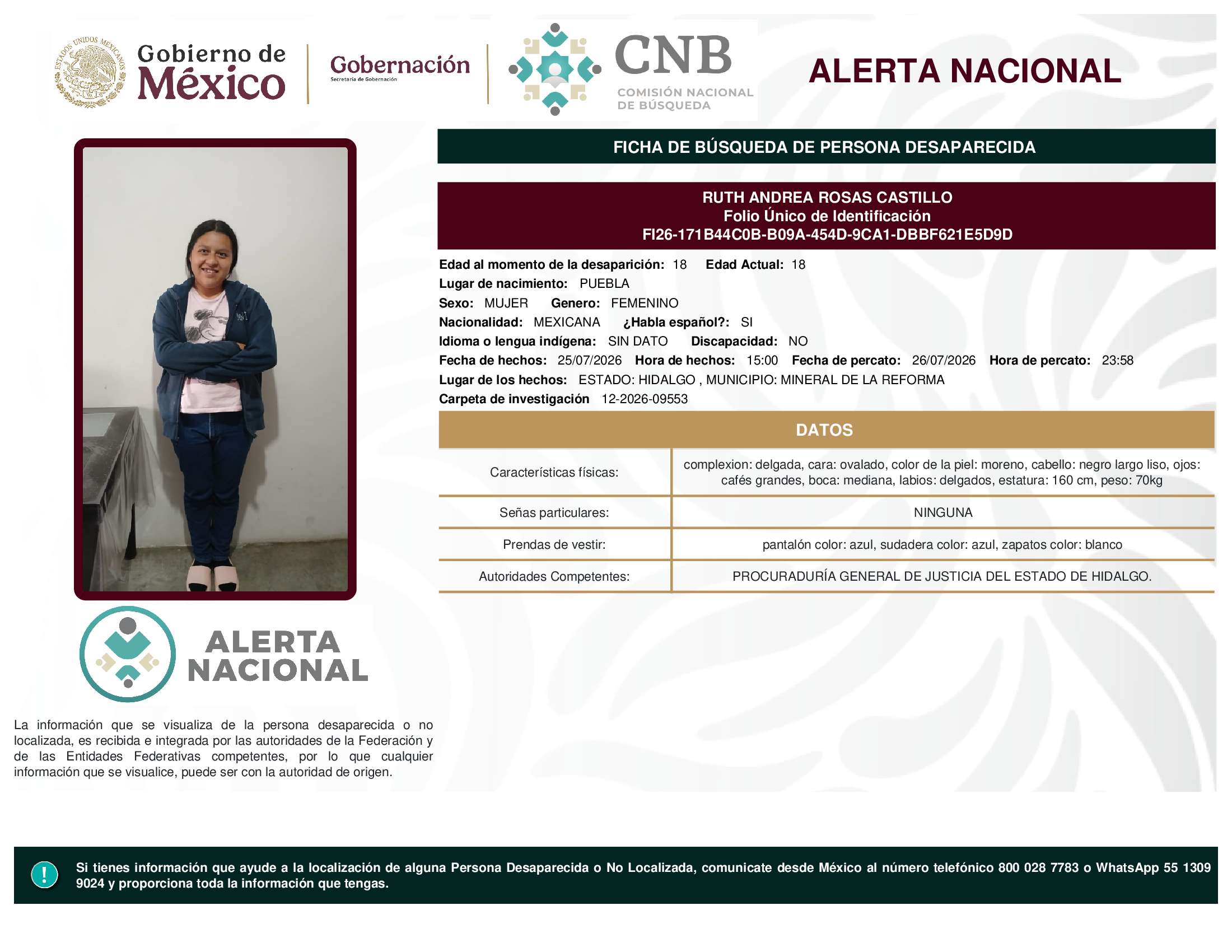 RUTH ANDREA ROSAS CASTILLO