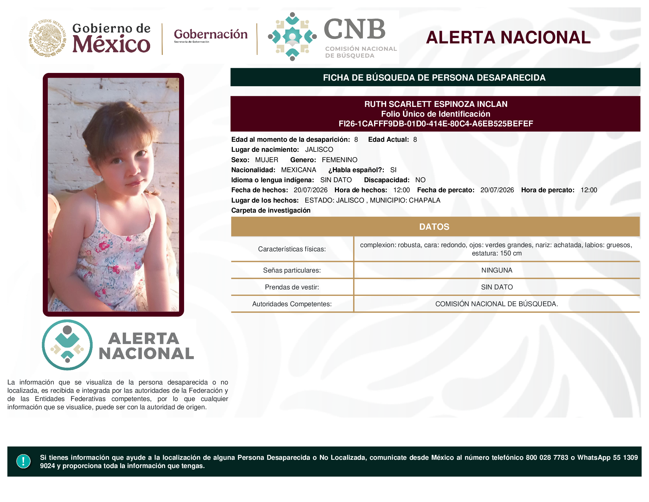 RUTH SCARLETT ESPINOZA INCLAN
