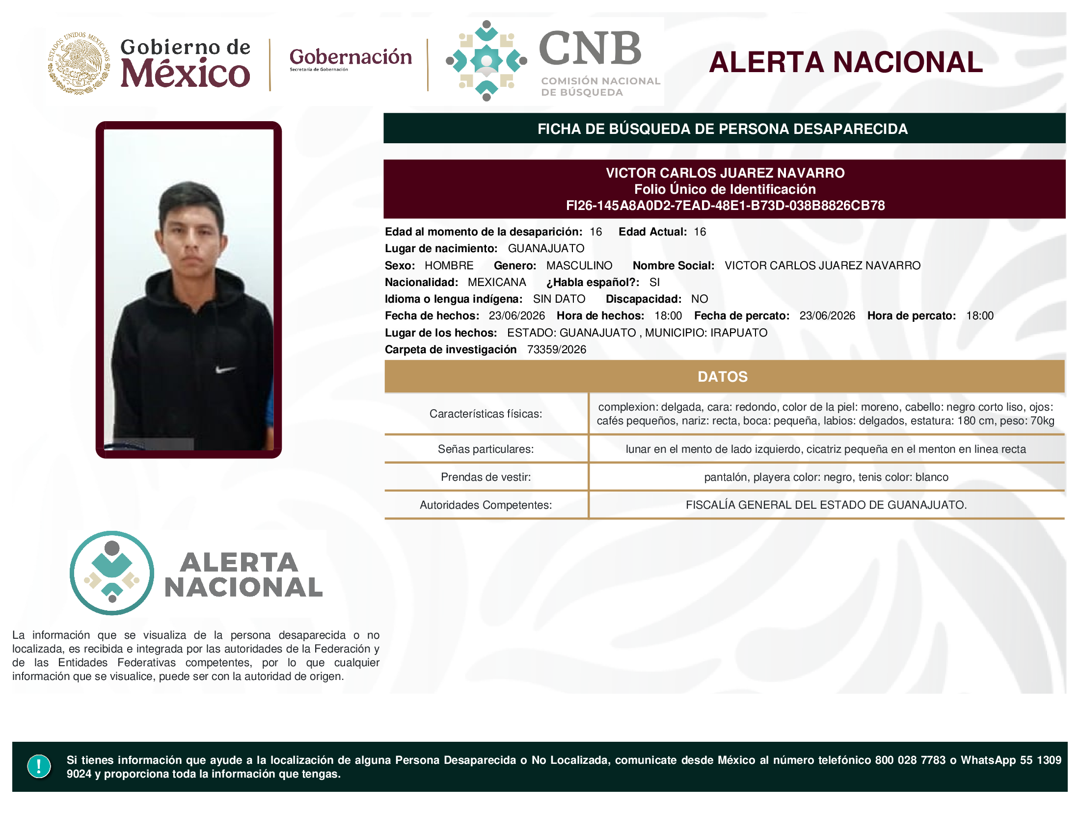 VICTOR CARLOS JUAREZ NAVARRO