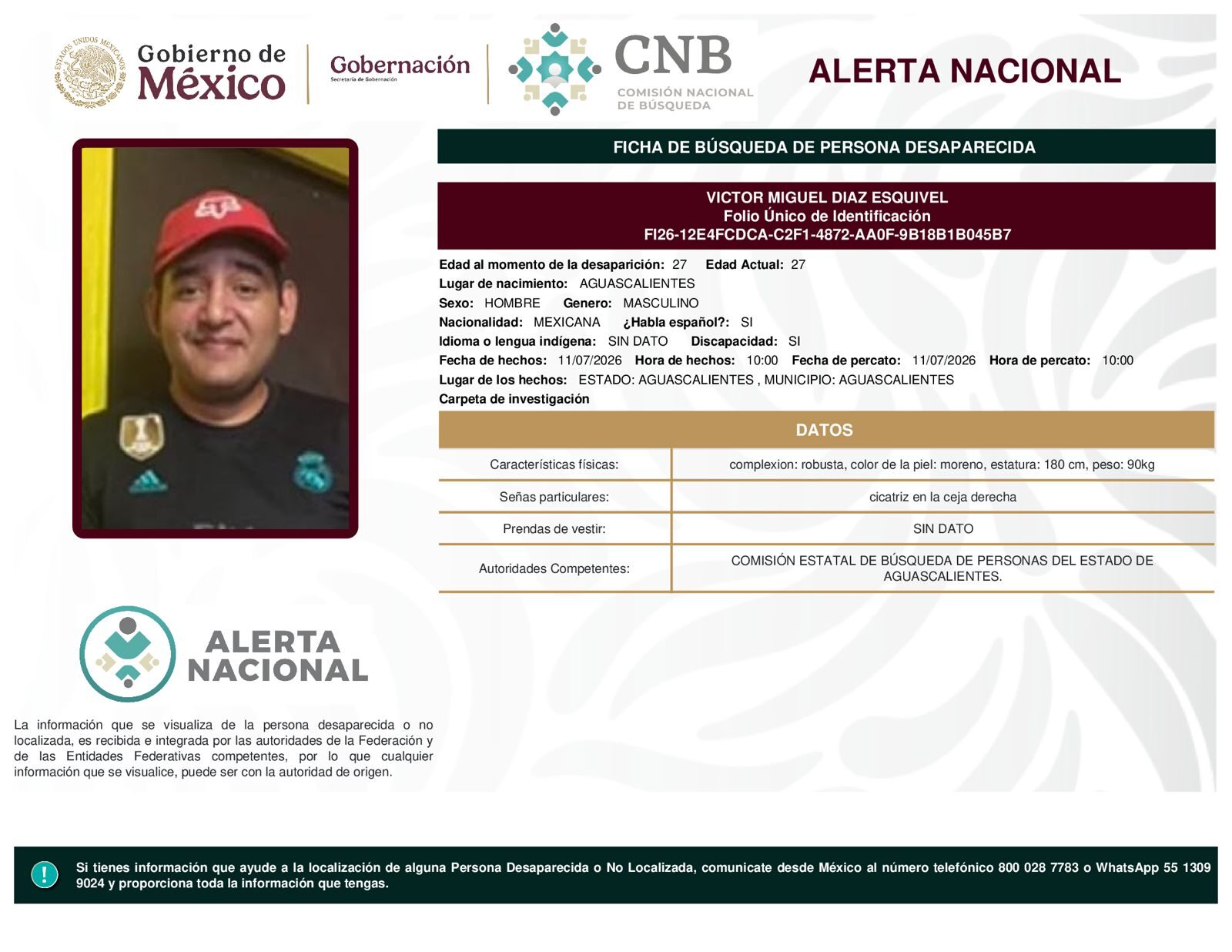 VICTOR MIGUEL DIAZ ESQUIVEL