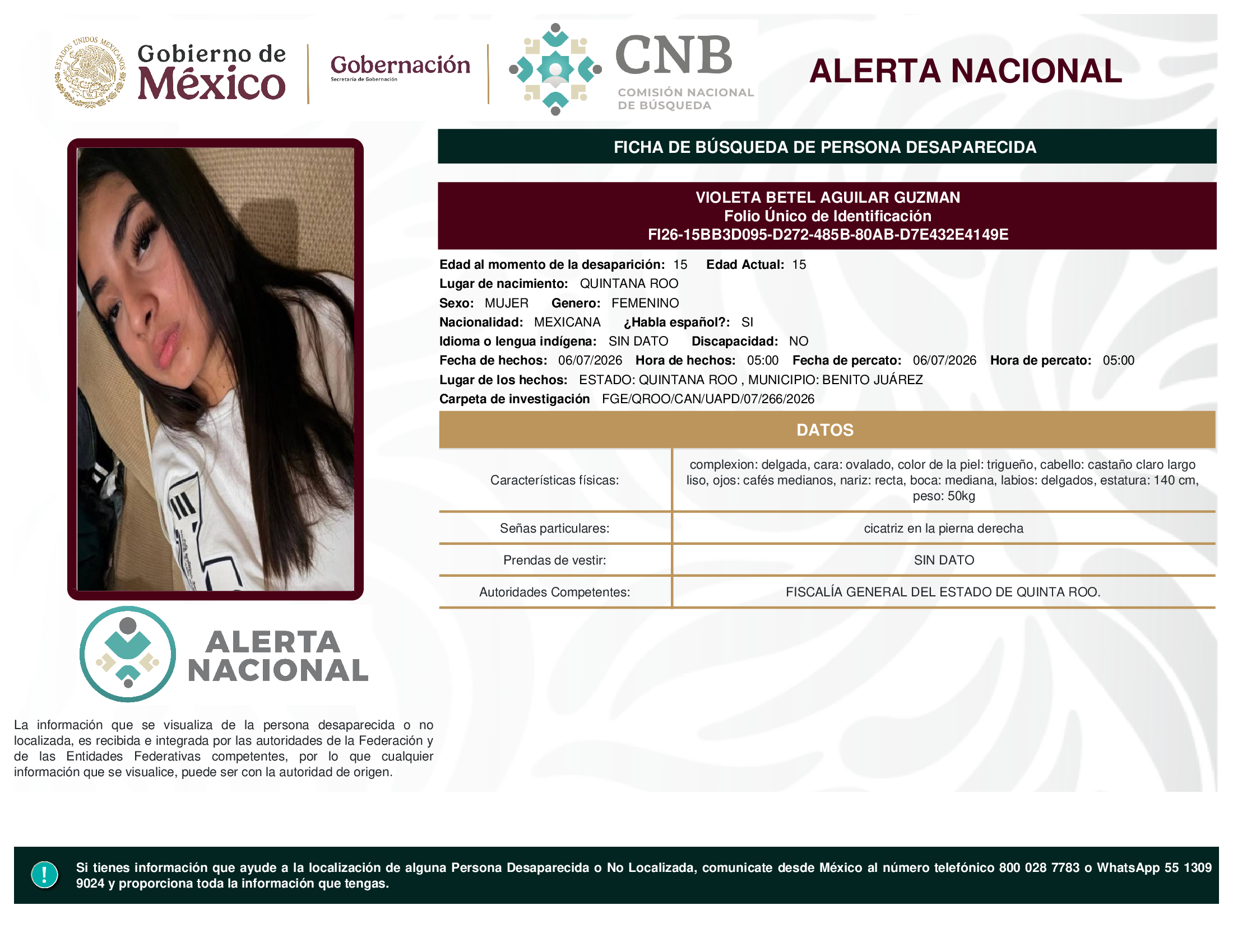 VIOLETA BETEL AGUILAR GUZMAN
