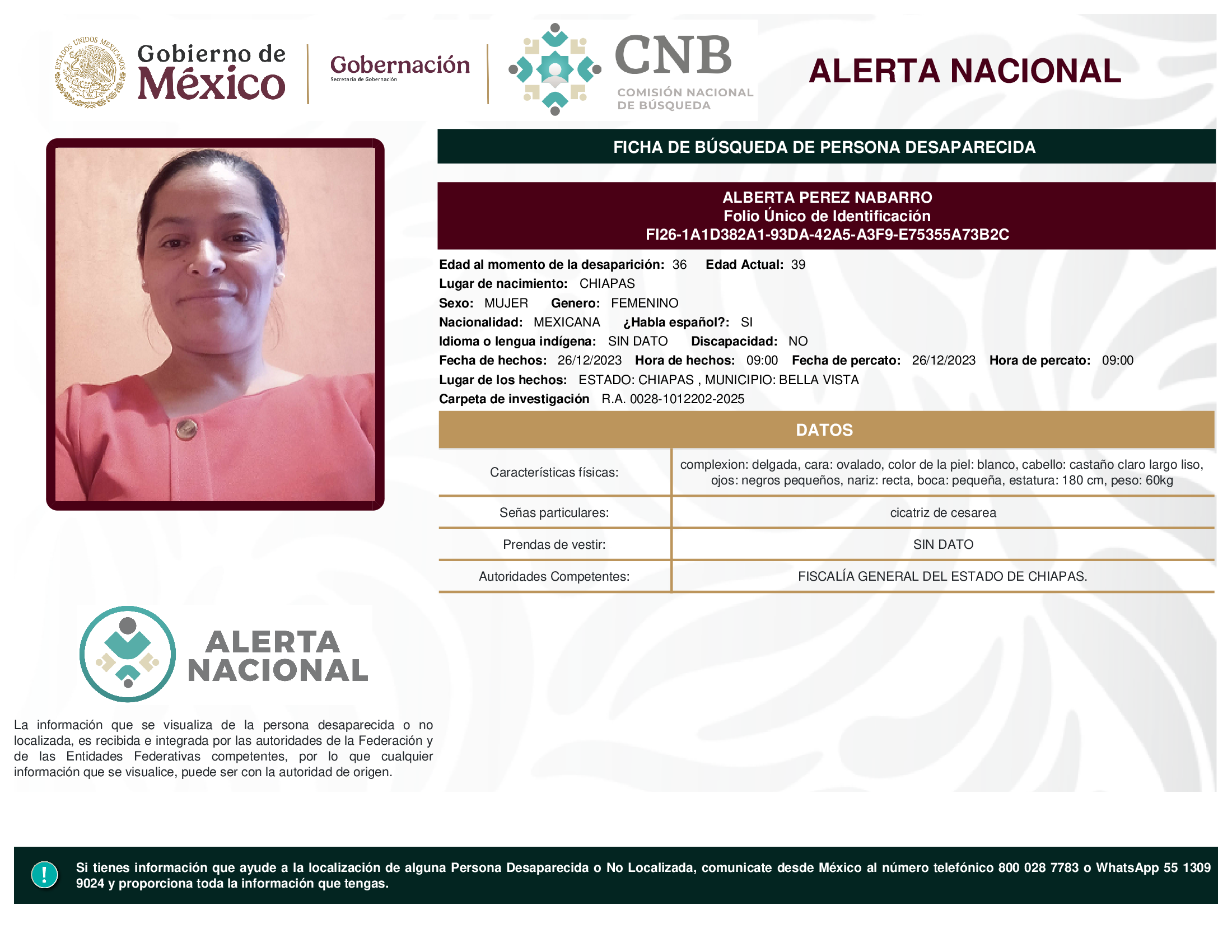 ALBERTA PEREZ NABARRO