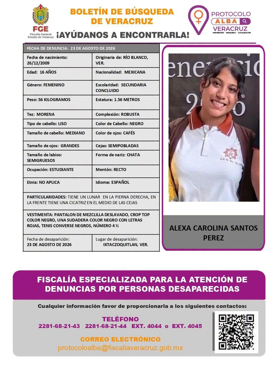 ALEXA CAROLINA SANTOS PÉREZ