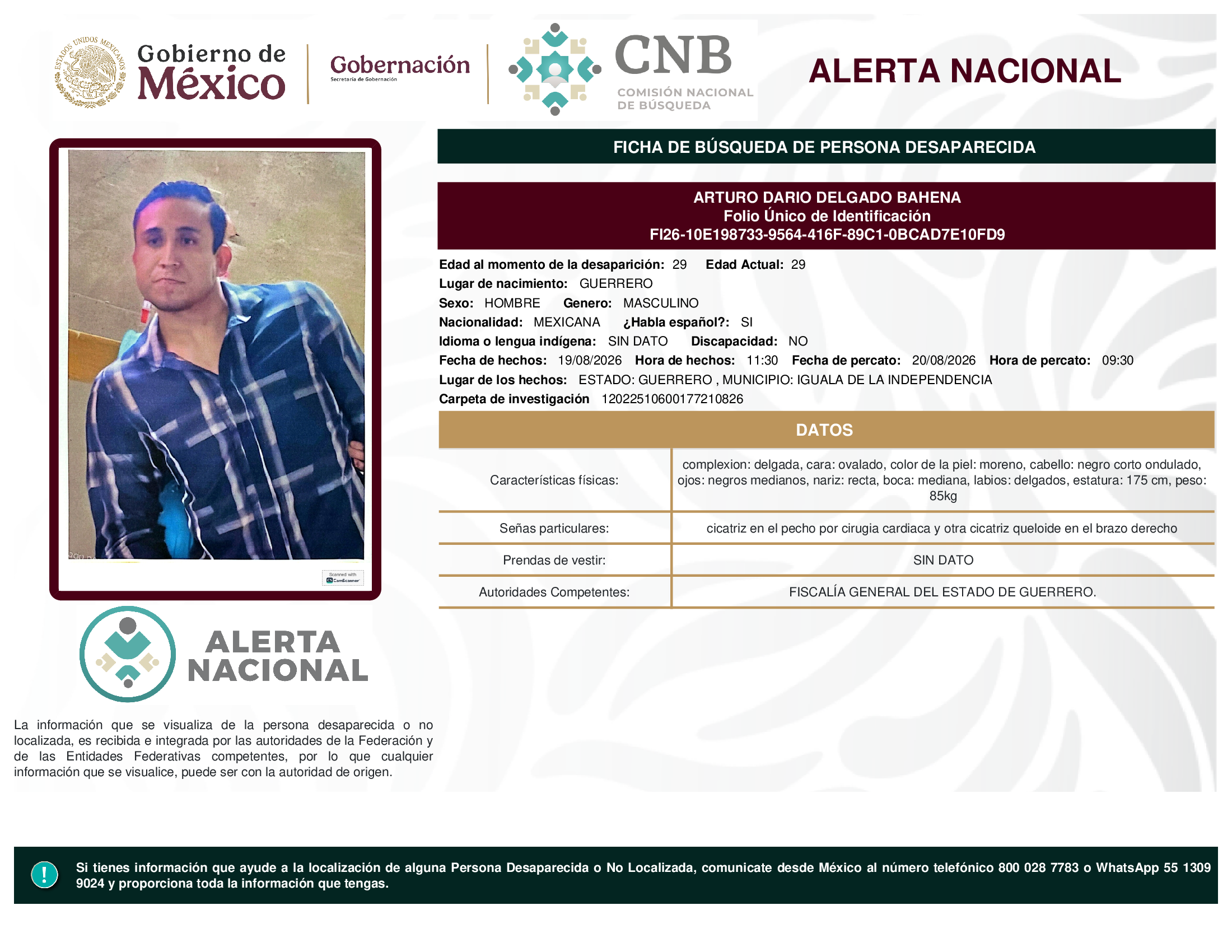 ARTURO DARIO DELGADO BAHENA