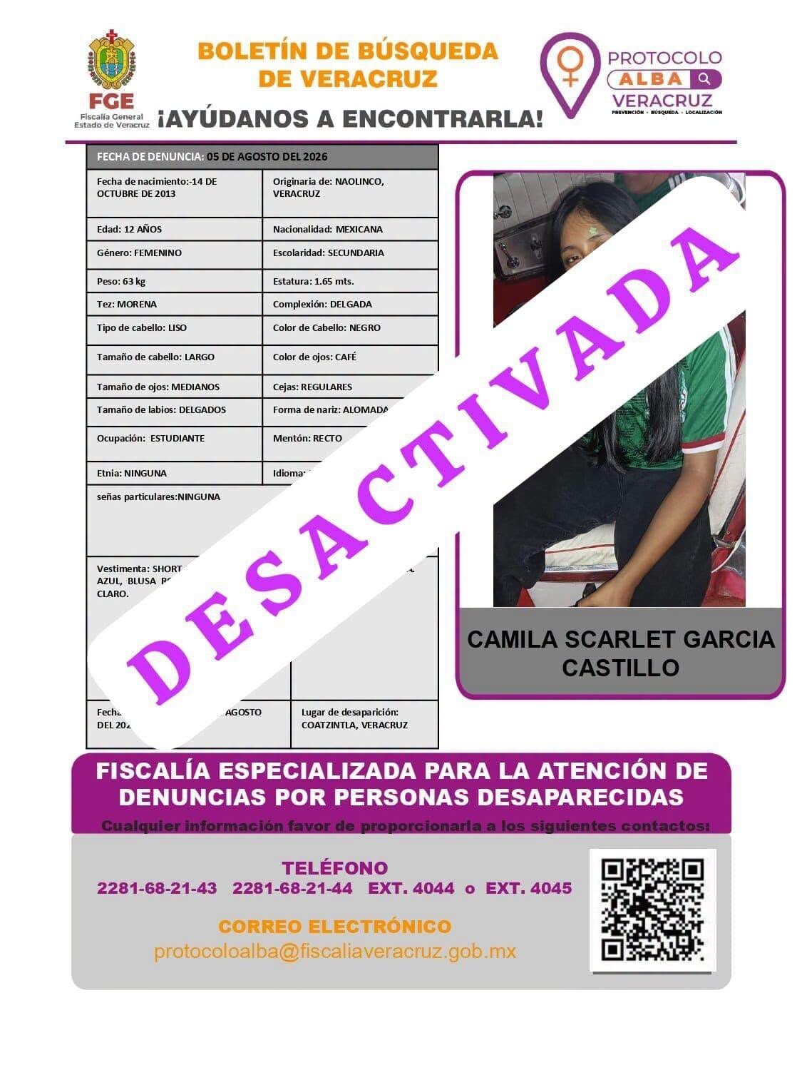 CAMILA SCARLET GARCÍA CASTILLO