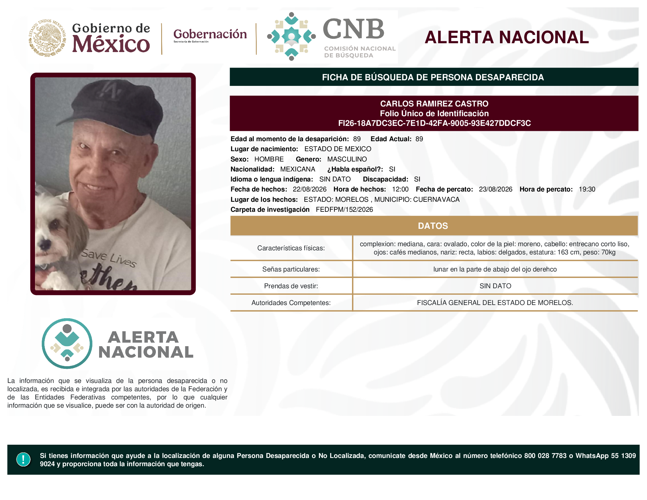 CARLOS RAMIREZ CASTRO