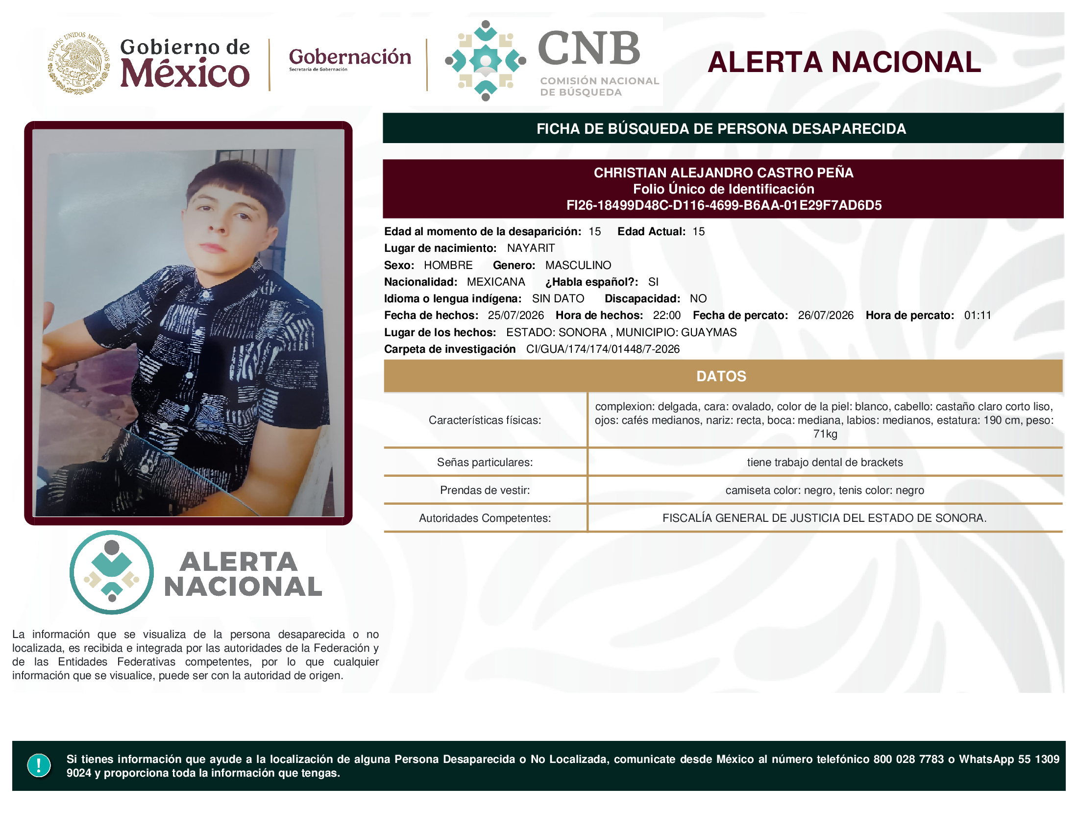 CHRISTIAN ALEJANDRO CASTRO PEÑA