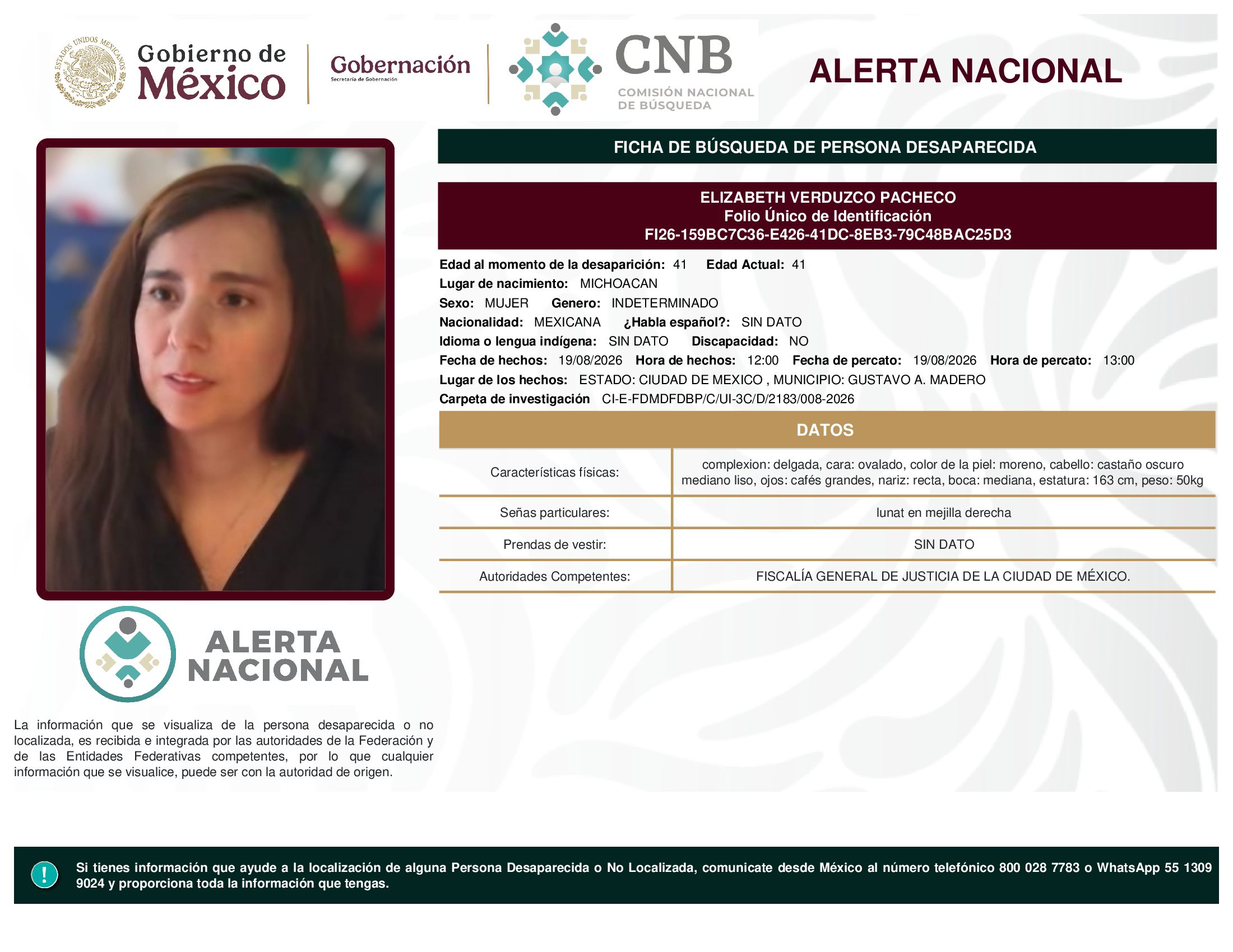 ELIZABETH VERDUZCO PACHECO