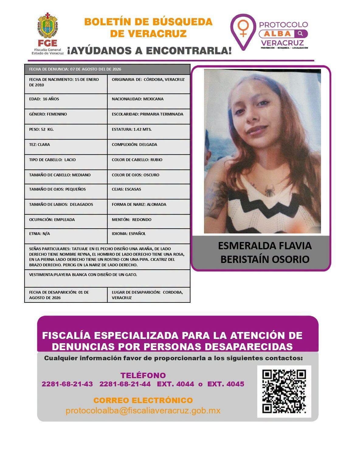 ESMERALDA FLAVIA BERISTAIN OSORIO