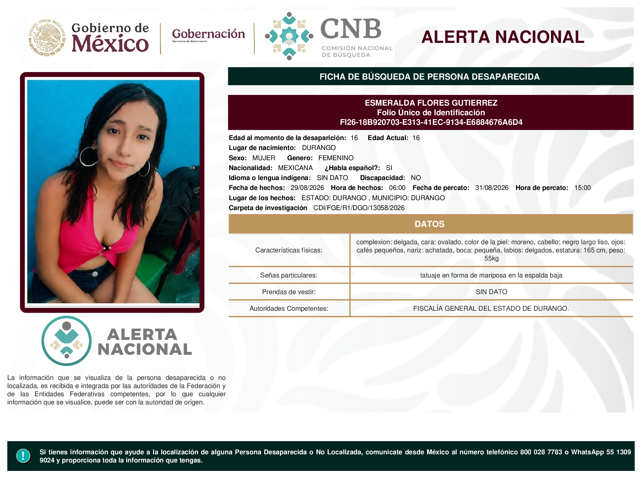 ESMERALDA FLORES GUTIERREZ
