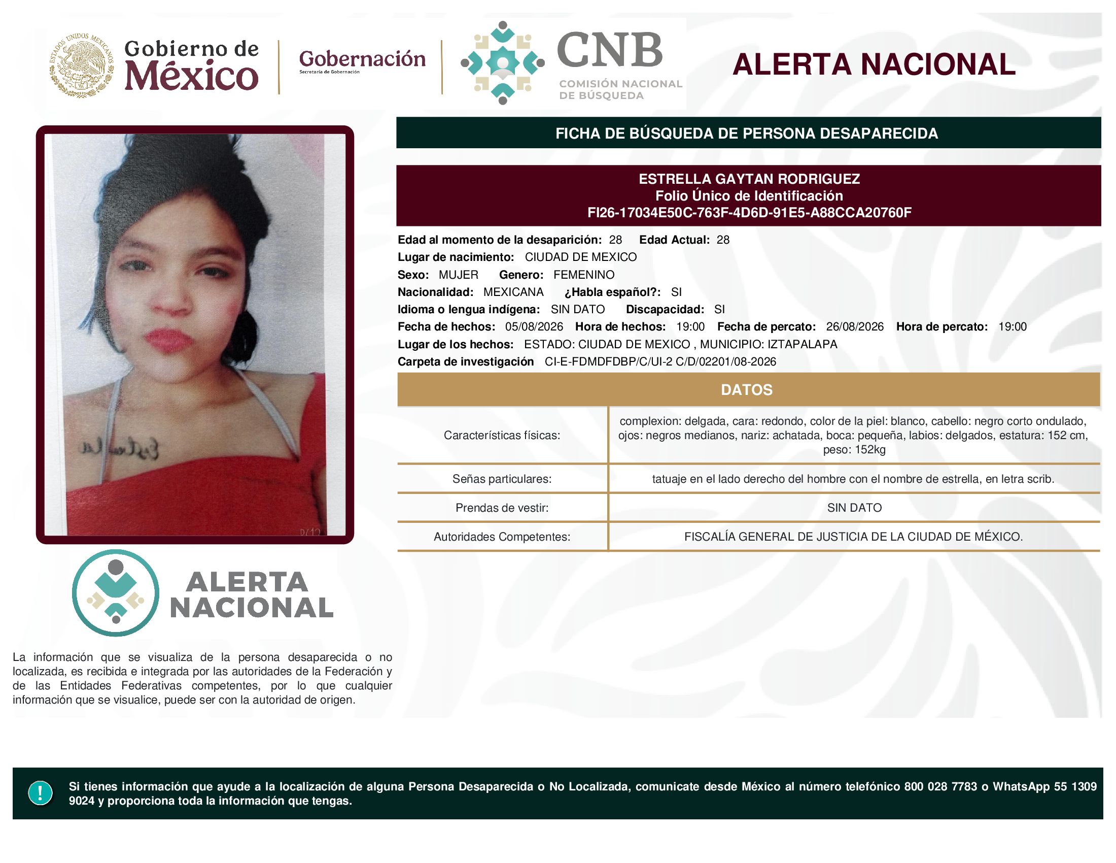 ESTRELLA GAYTAN RODRIGUEZ