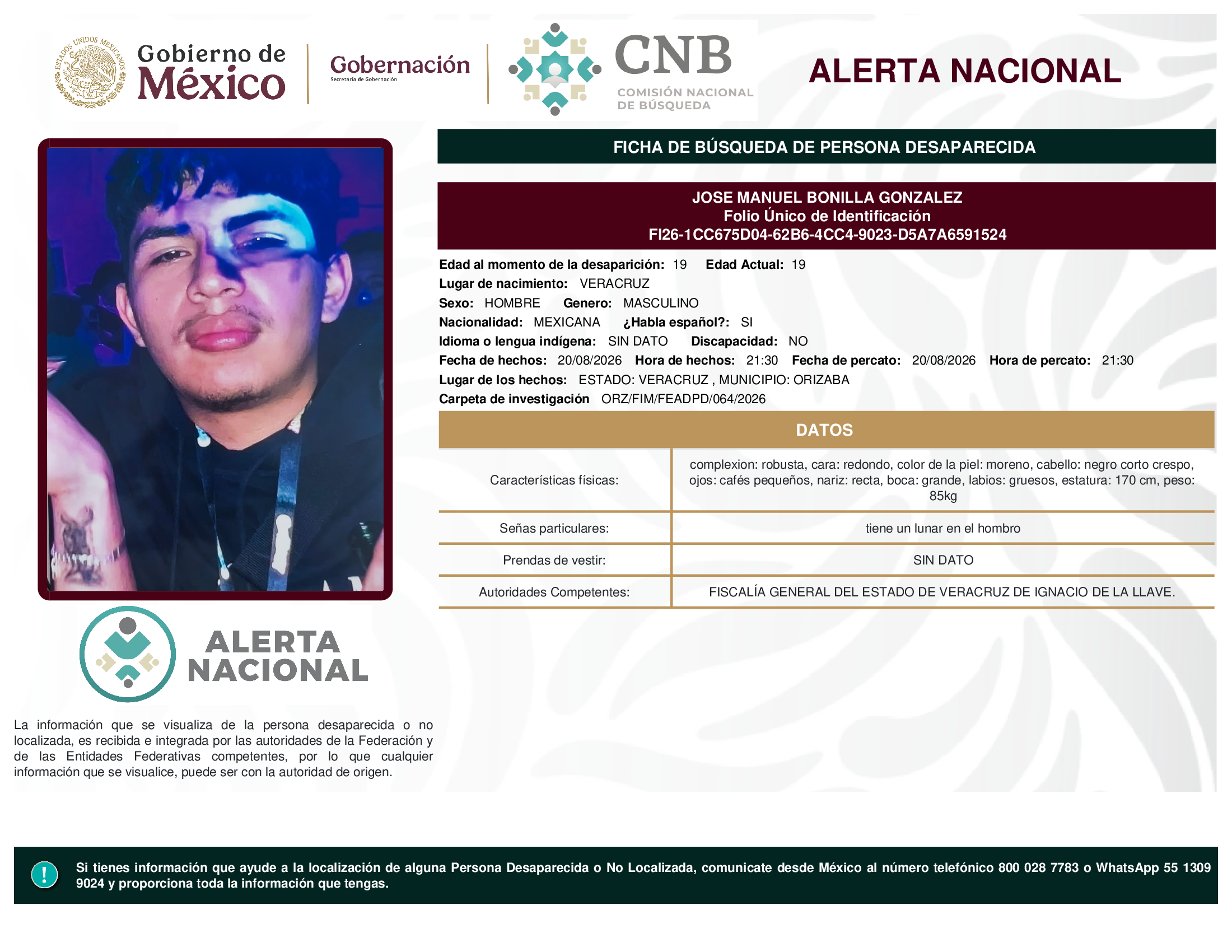 JOSE MANUEL BONILLA GONZALEZ
