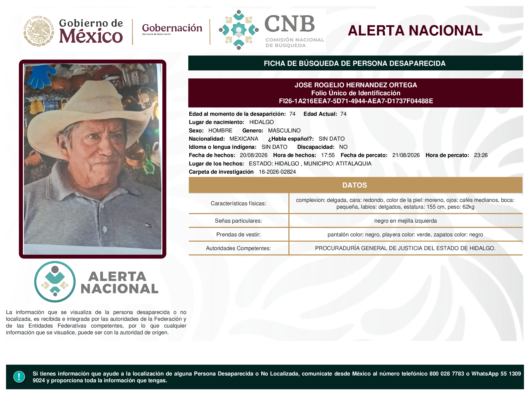 JOSE ROGELIO HERNANDEZ ORTEGA