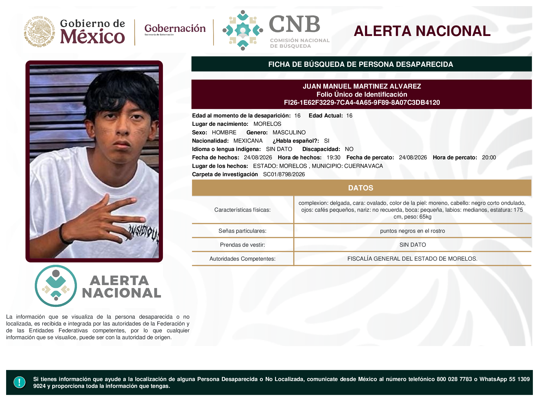 JUAN MANUEL MARTINEZ ALVAREZ