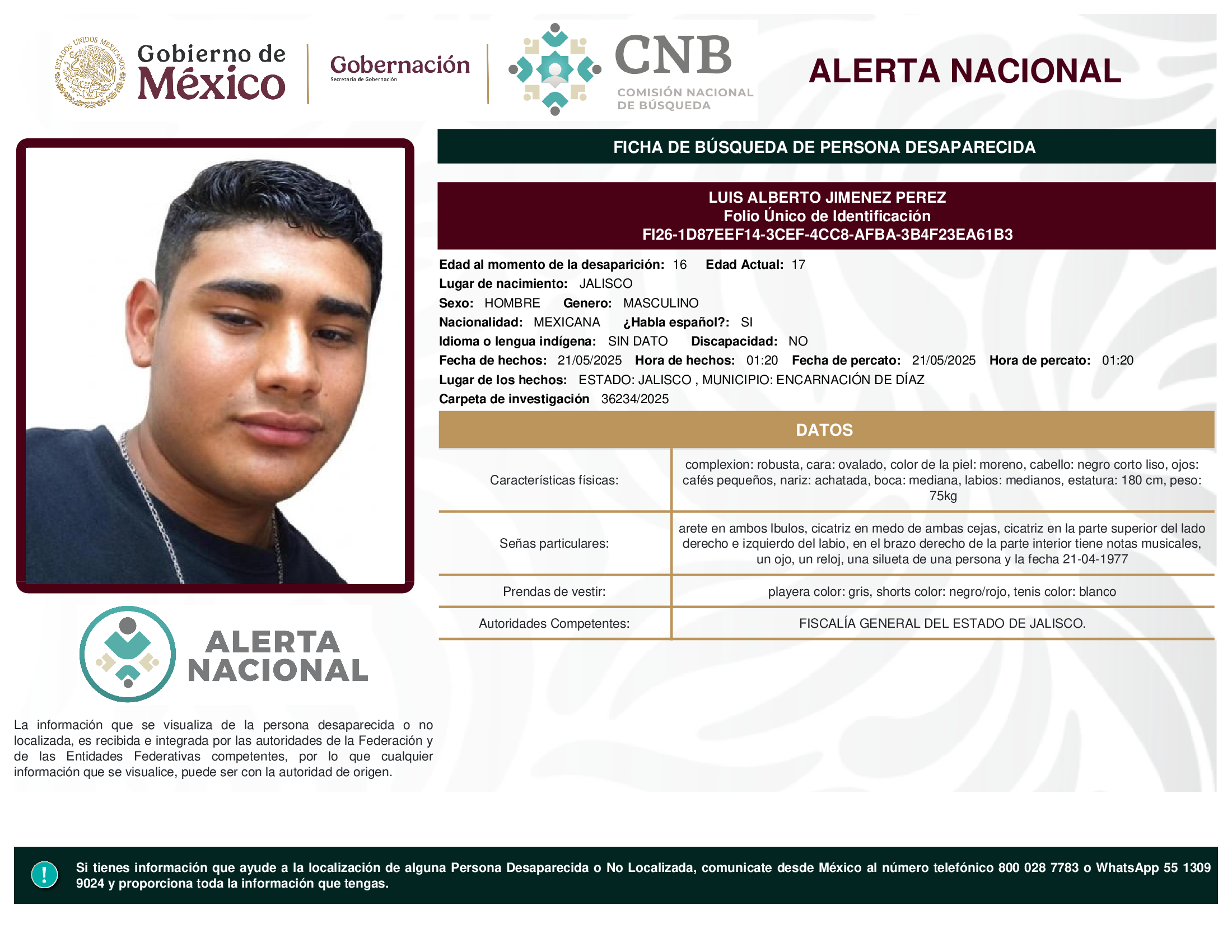 LUIS ALBERTO JIMENEZ PEREZ