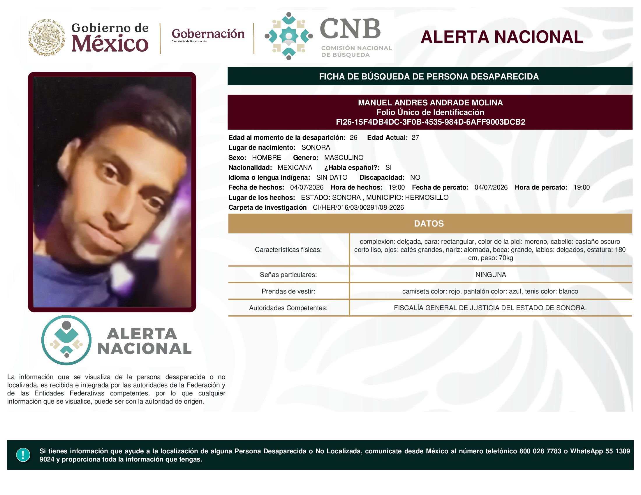 MANUEL ANDRES ANDRADE MOLINA