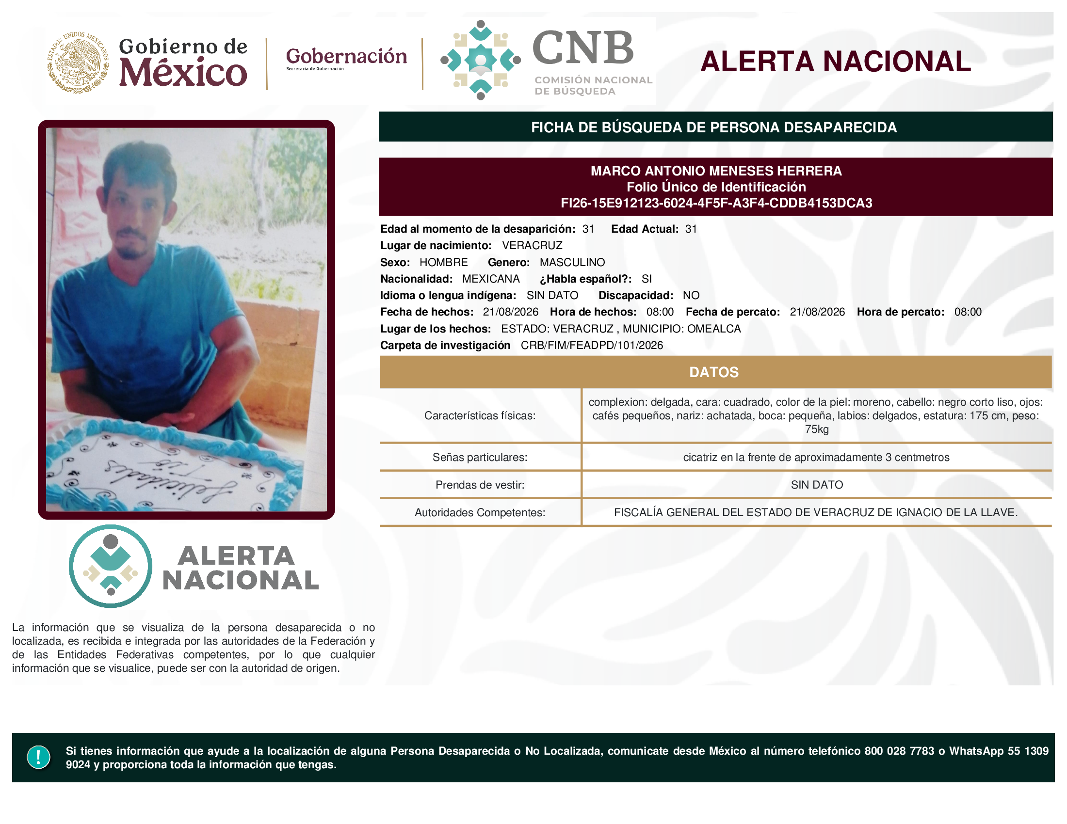 MARCO ANTONIO MENESES HERRERA