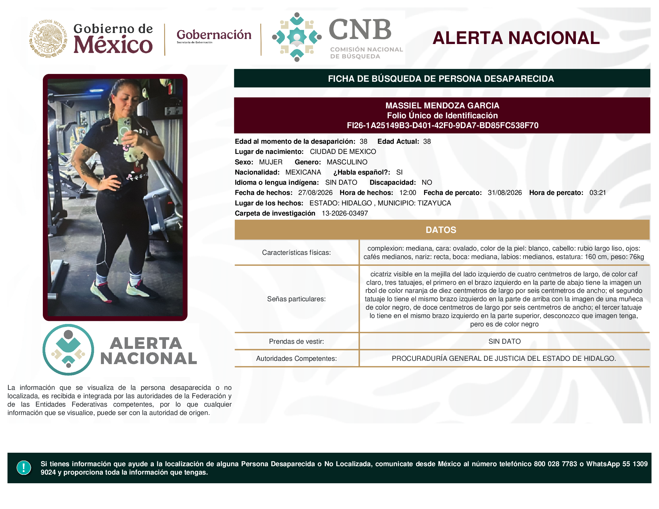 MASSIEL MENDOZA GARCIA