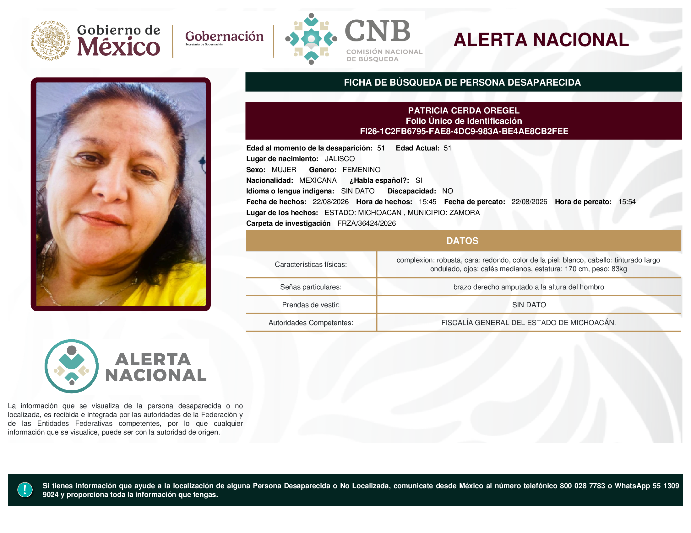PATRICIA CERDA OREGEL