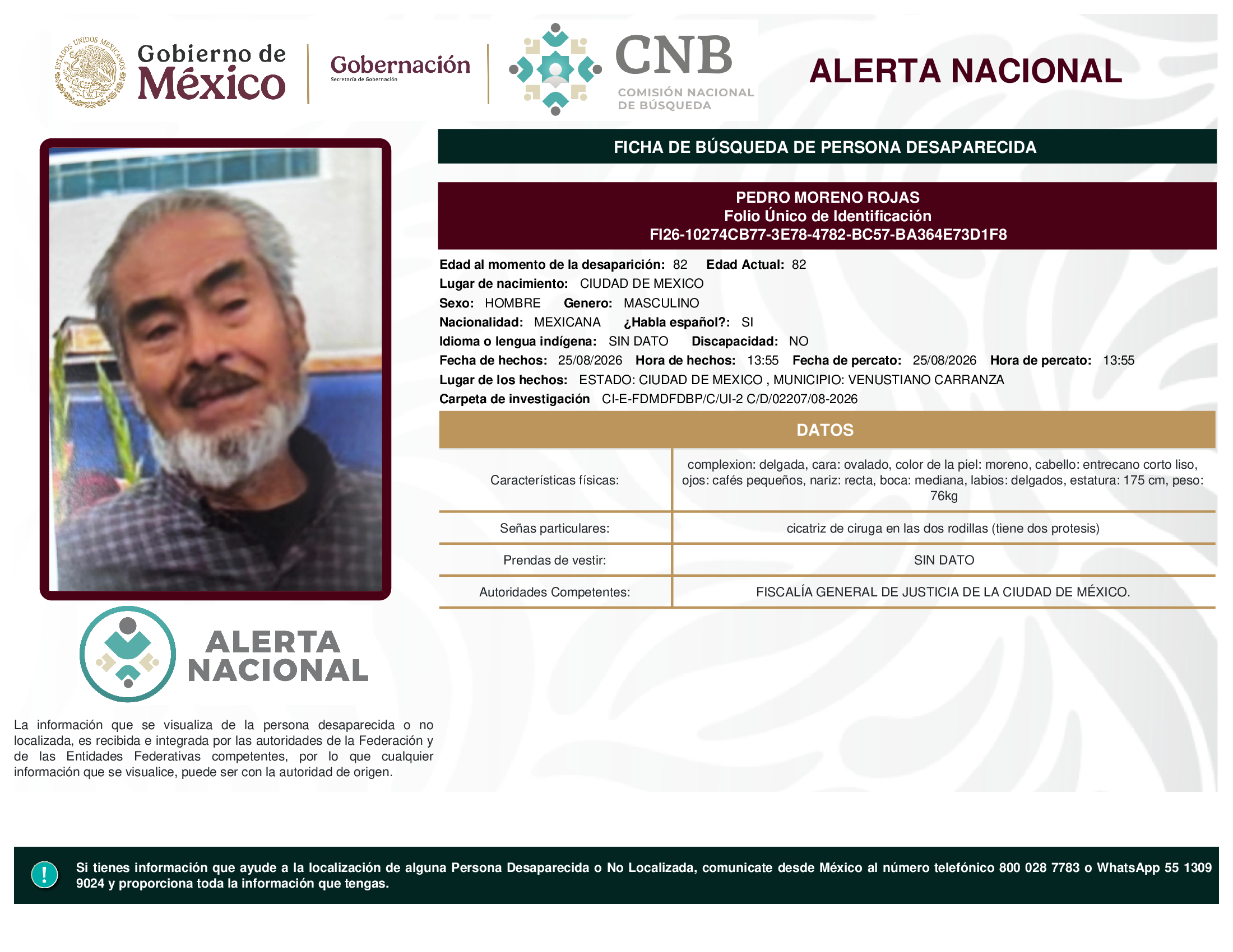 PEDRO MORENO ROJAS