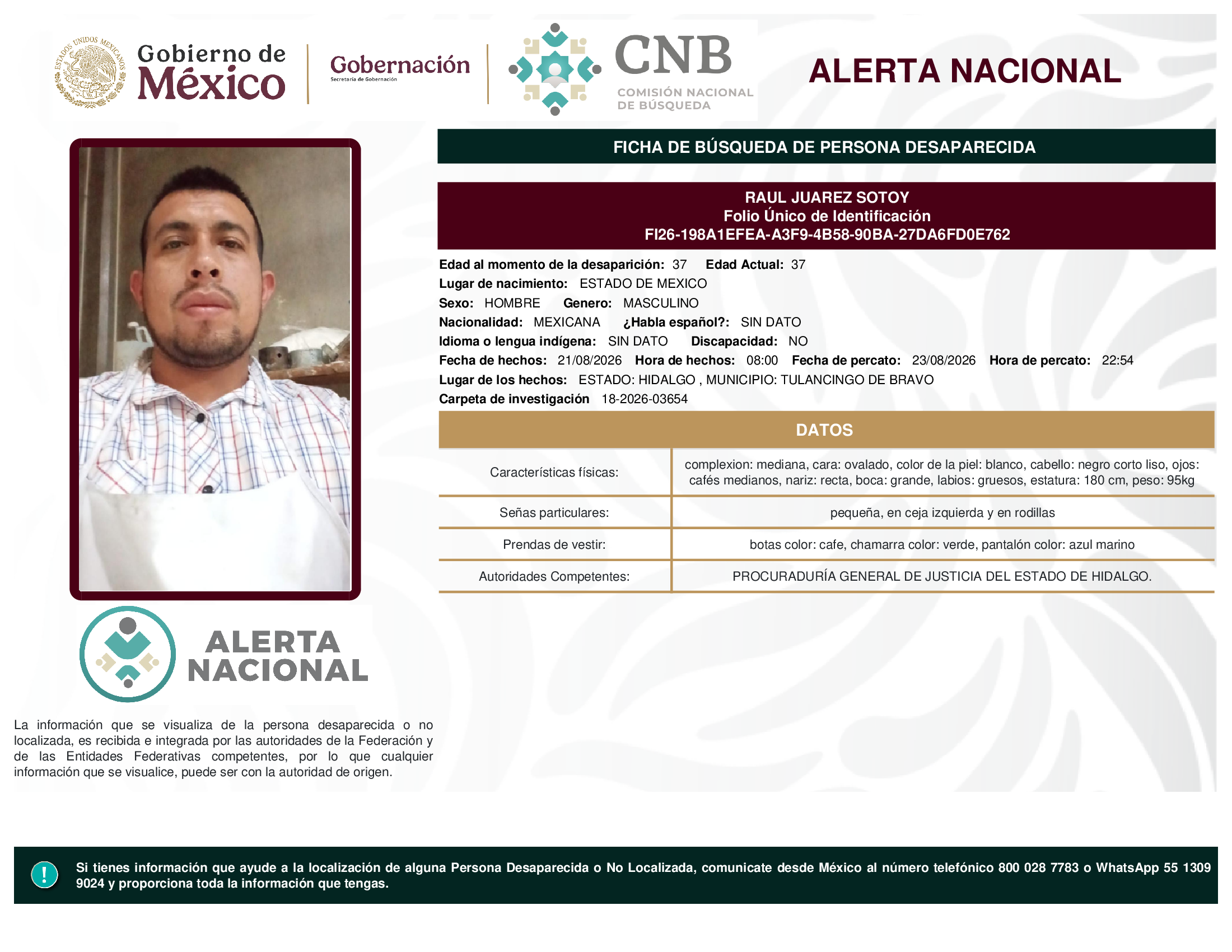 RAUL JUAREZ SOTOY