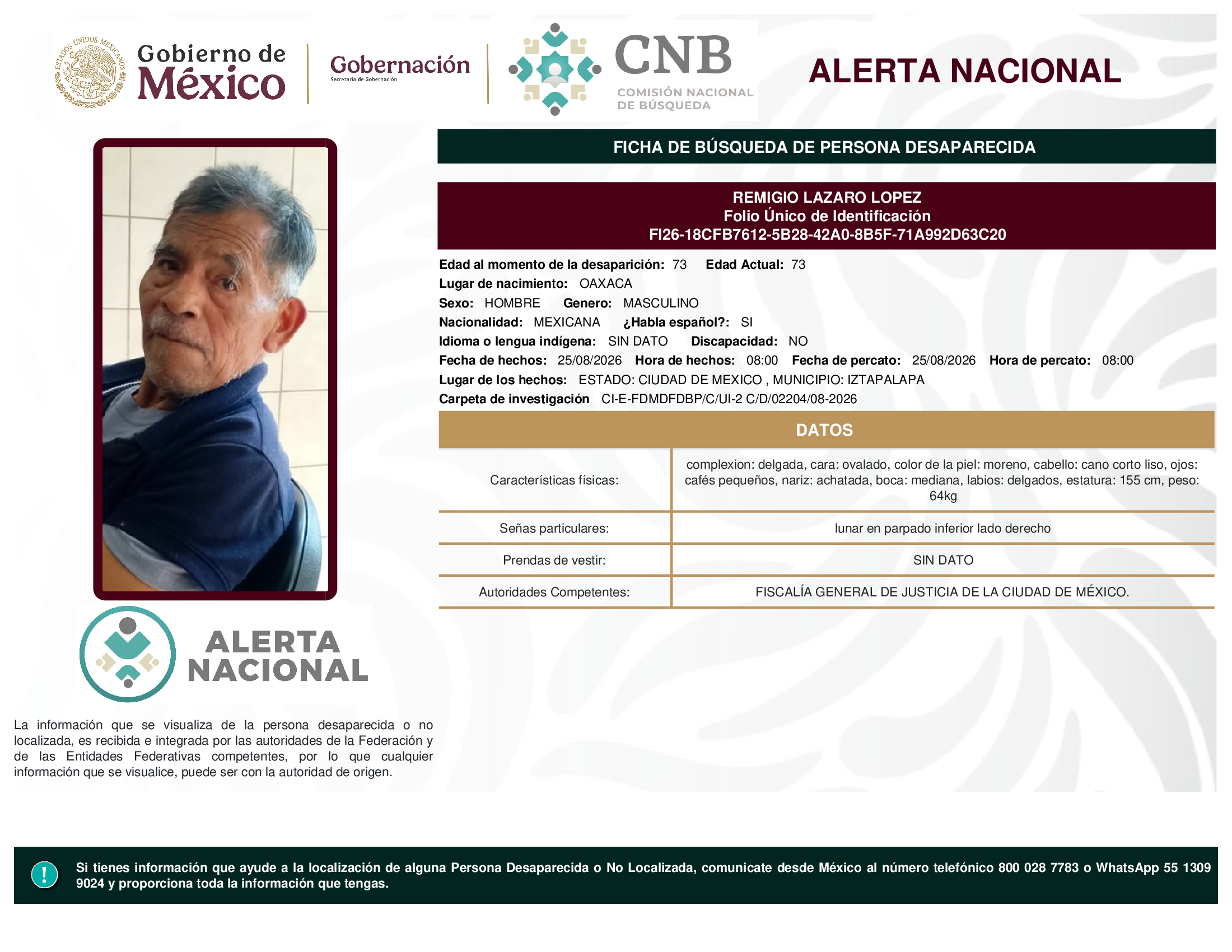 REMIGIO LAZARO LOPEZ