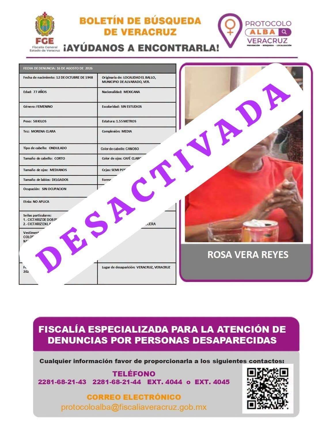 ROSA VERA REYES