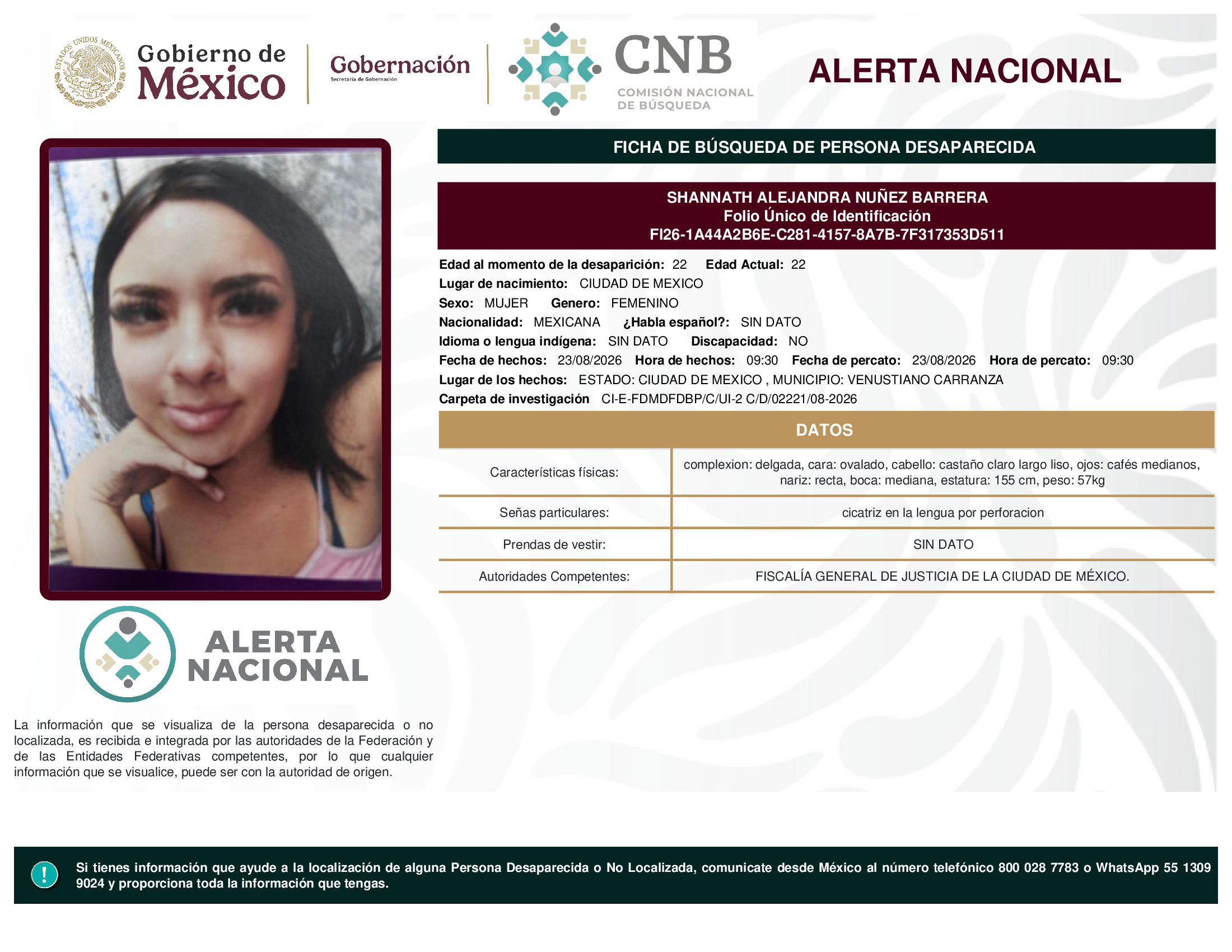 SHANNATH ALEJANDRA NUÑEZ BARRERA