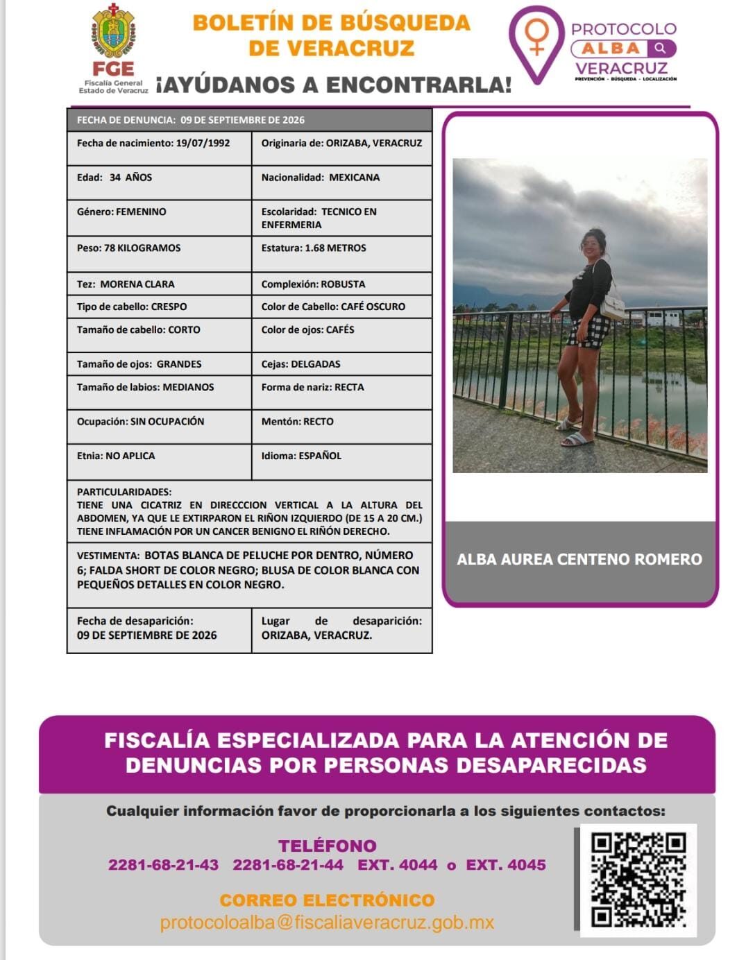 ALBA AUREA CENTENO ROMERO