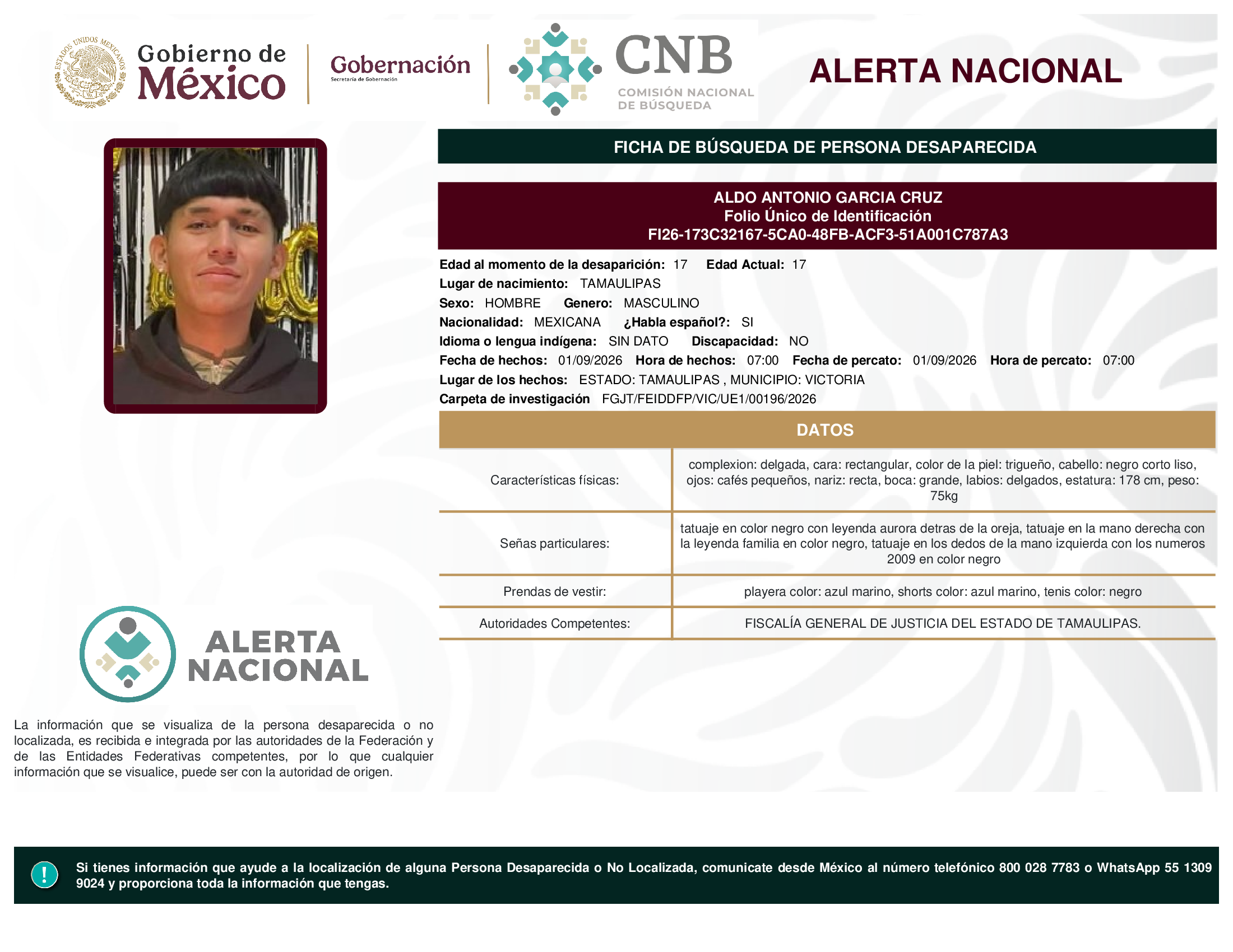 ALDO ANTONIO GARCIA CRUZ
