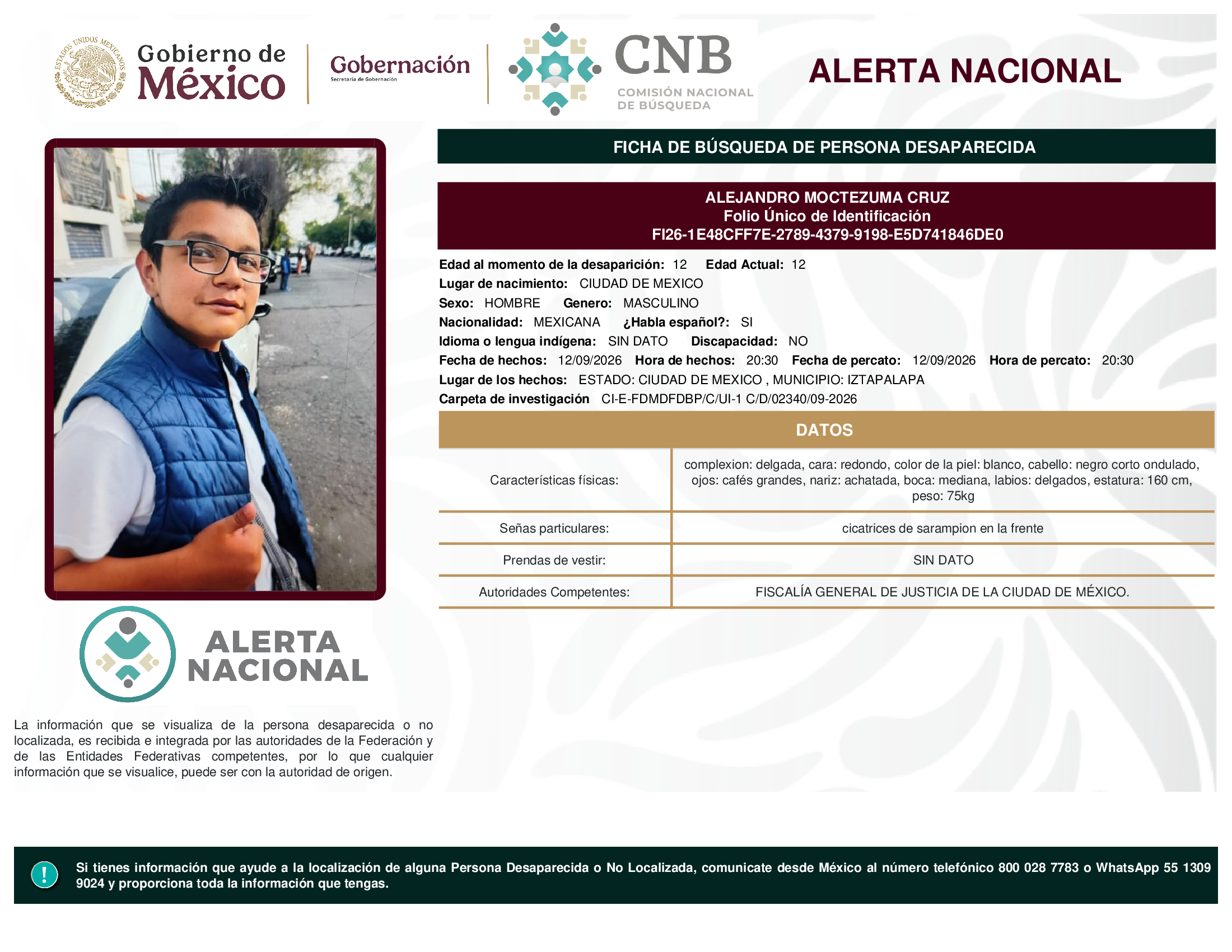 ALEJANDRO MOCTEZUMA CRUZ